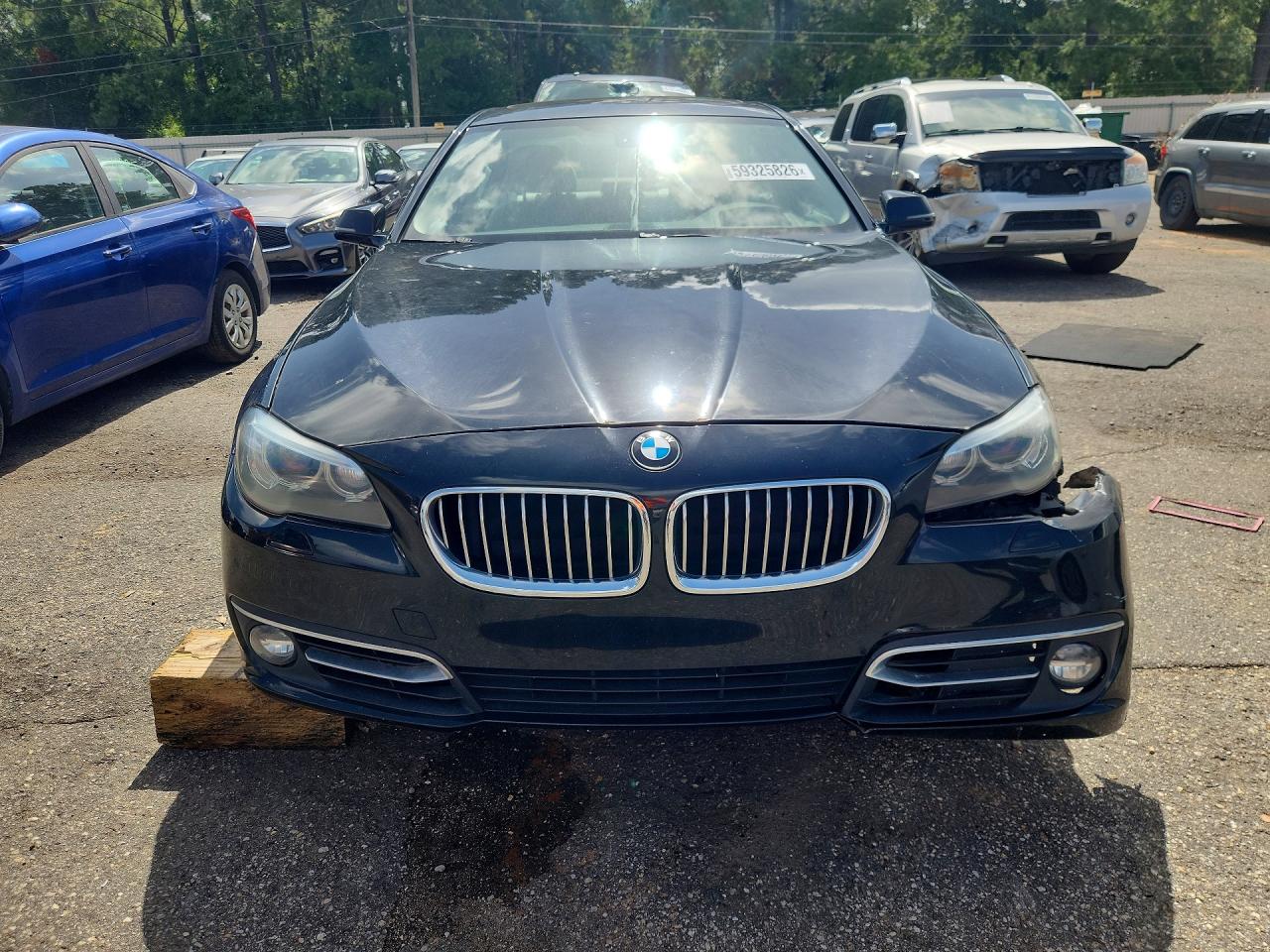 2015 Bmw 535 I Черный vin: WBA5B1C50FG126496