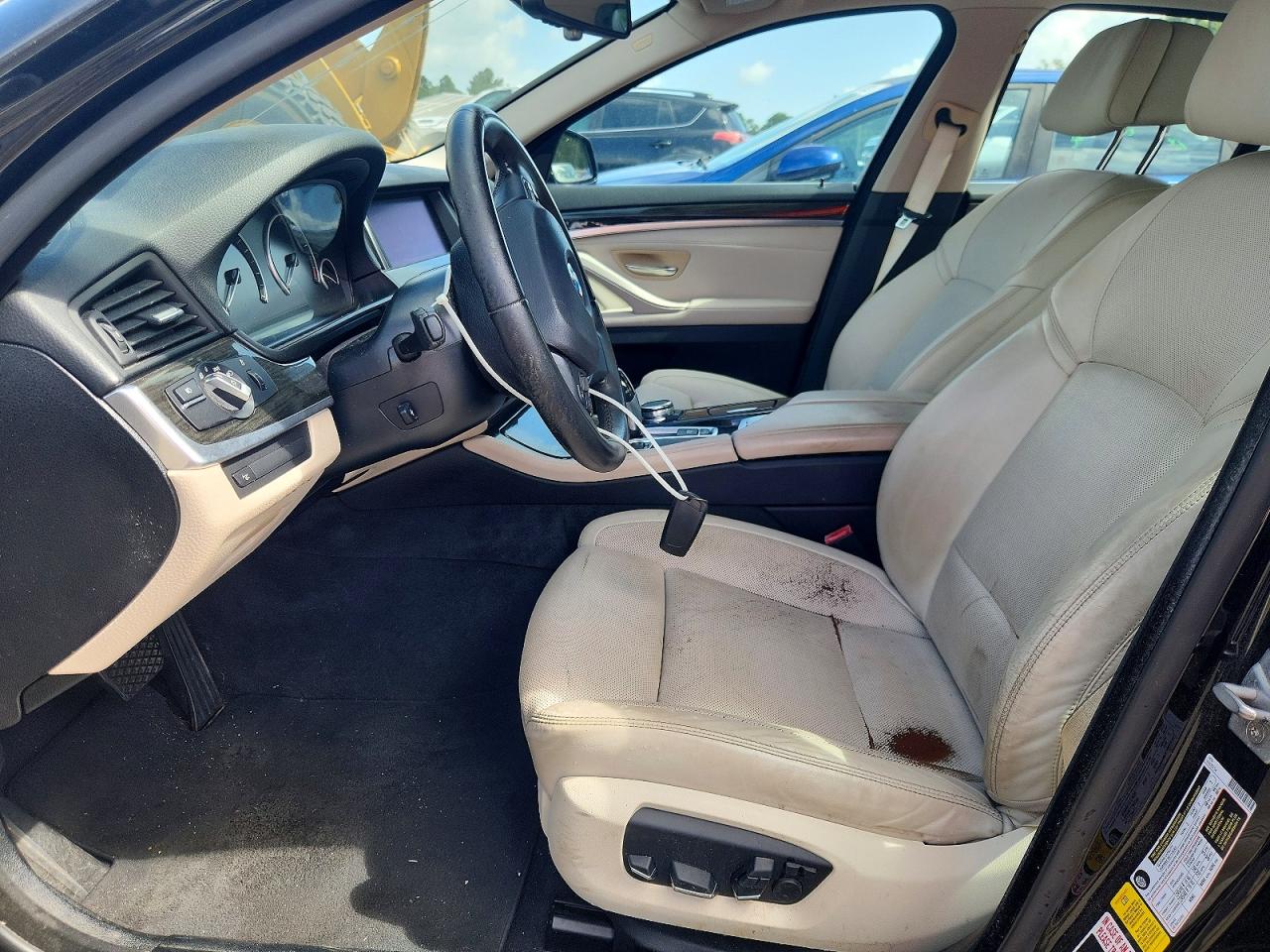 2015 Bmw 535 I Черный vin: WBA5B1C50FG126496