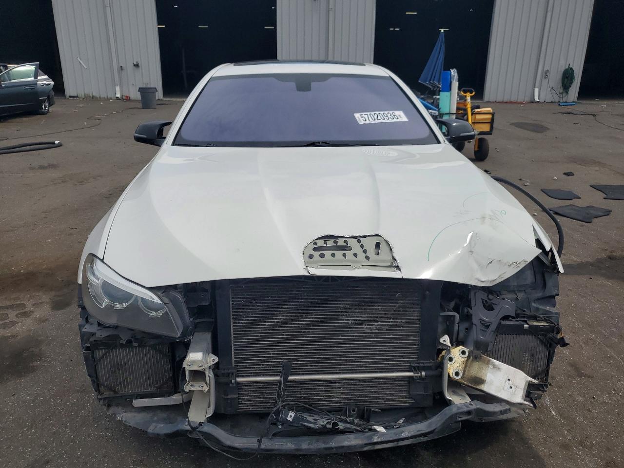 2015 Bmw 535 I White vin: WBA5B1C50FG127941