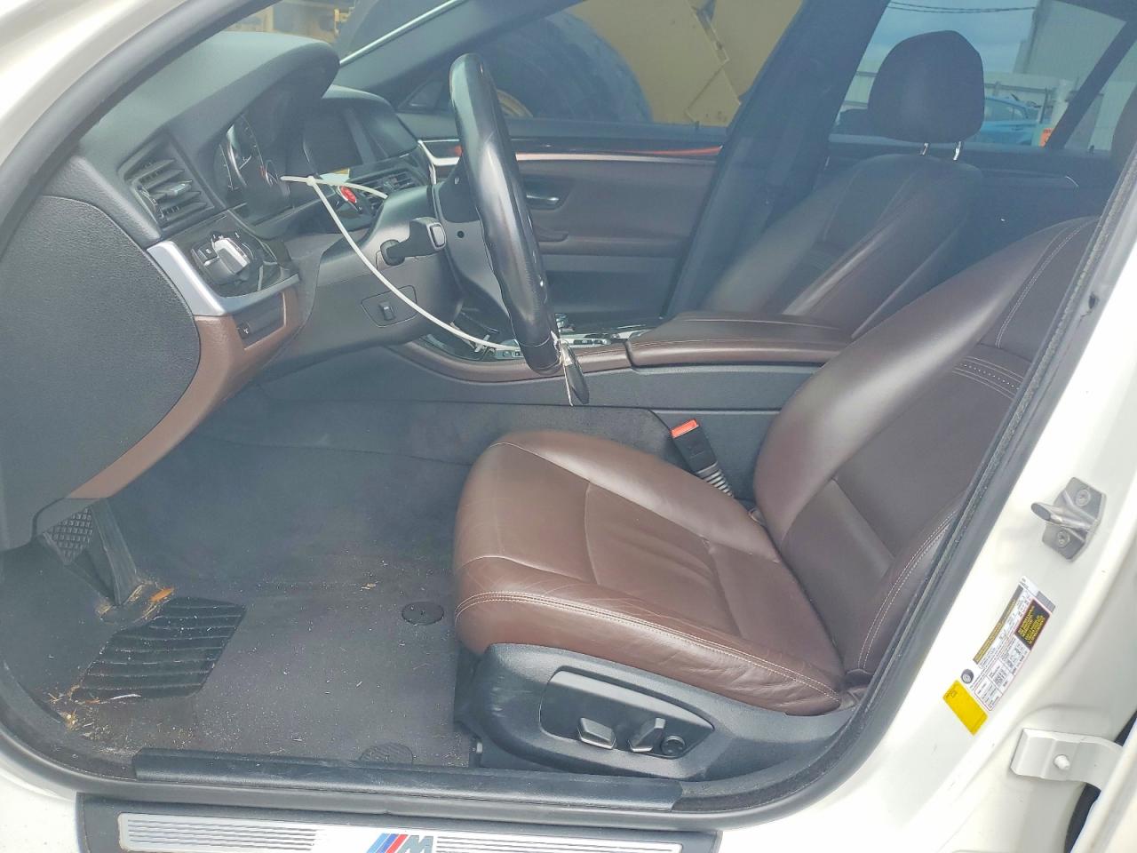 2015 Bmw 535 I White vin: WBA5B1C50FG127941