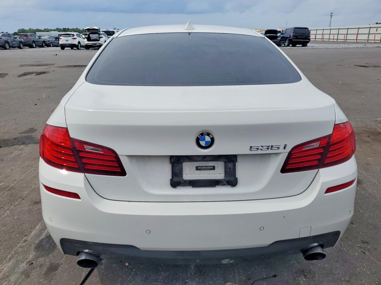 2015 Bmw 535 I White vin: WBA5B1C50FG127941
