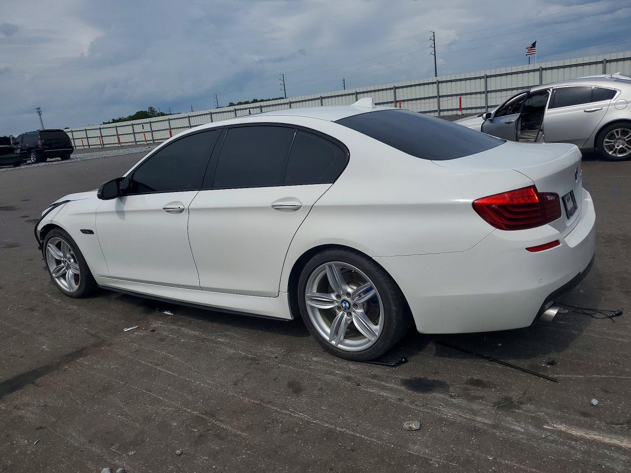 2015 Bmw 535 I White vin: WBA5B1C50FG127941