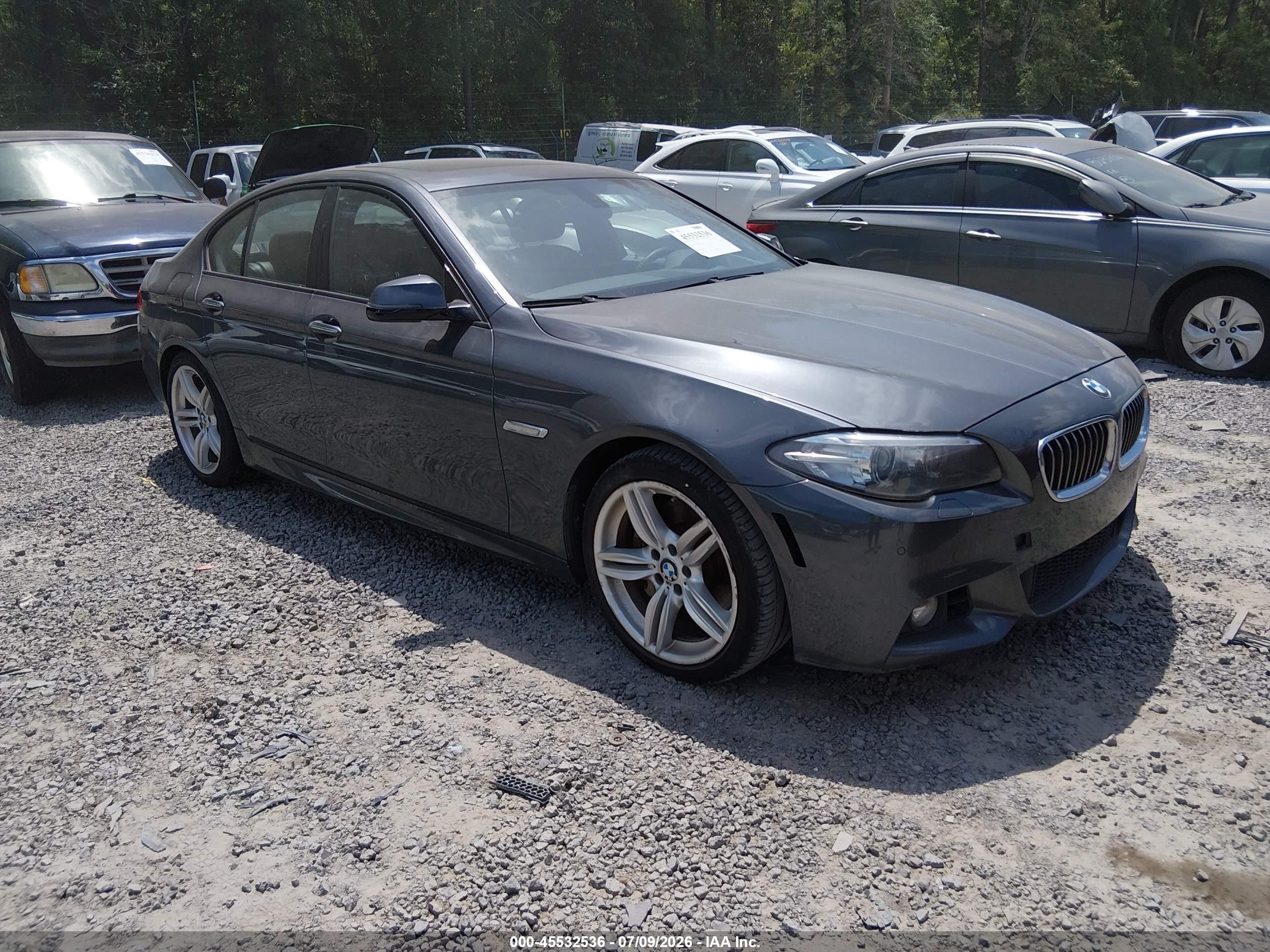 2015 Bmw 535i   Gray vin: WBA5B1C50FG128183