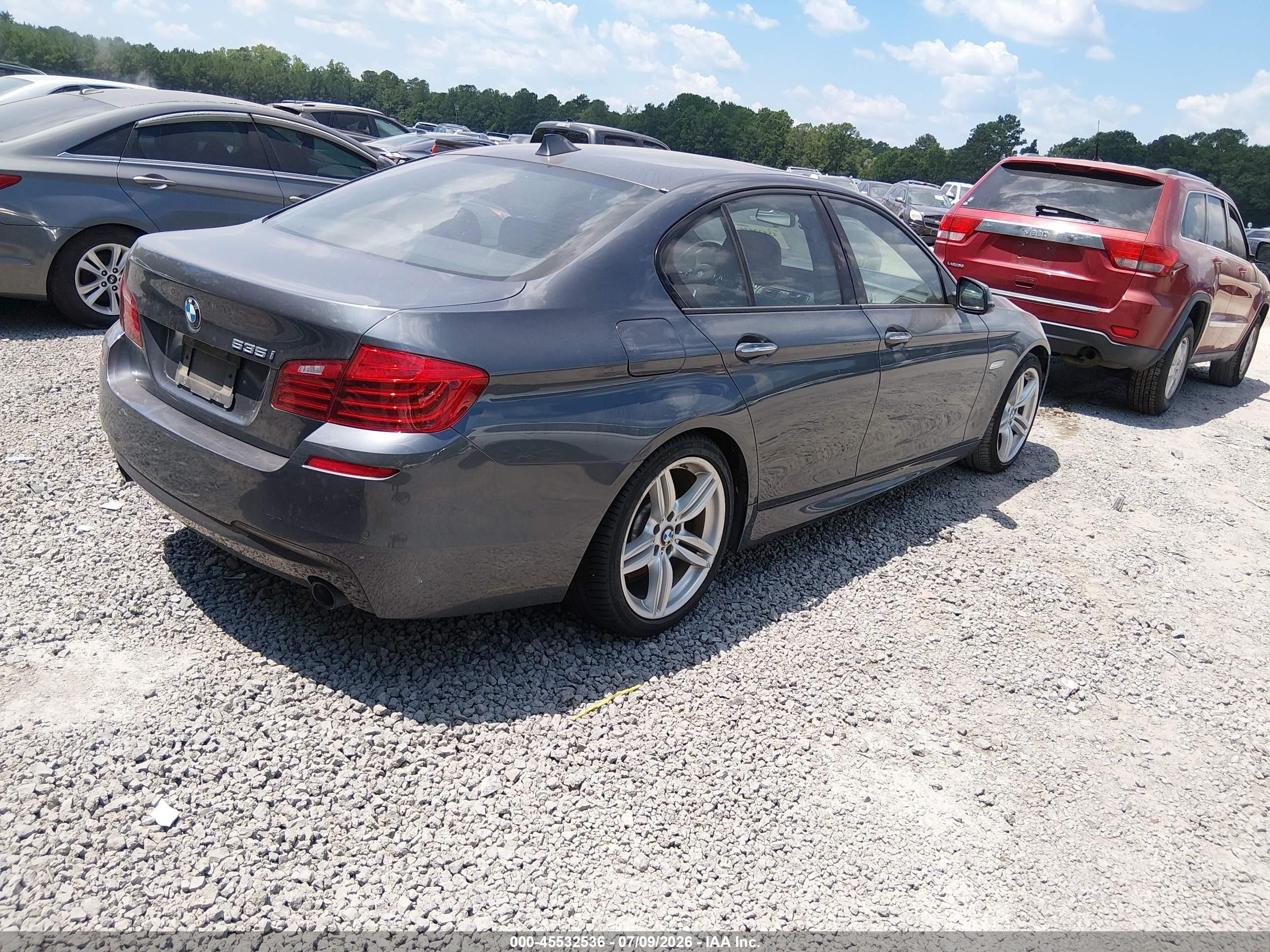 2015 Bmw 535i   Gray vin: WBA5B1C50FG128183