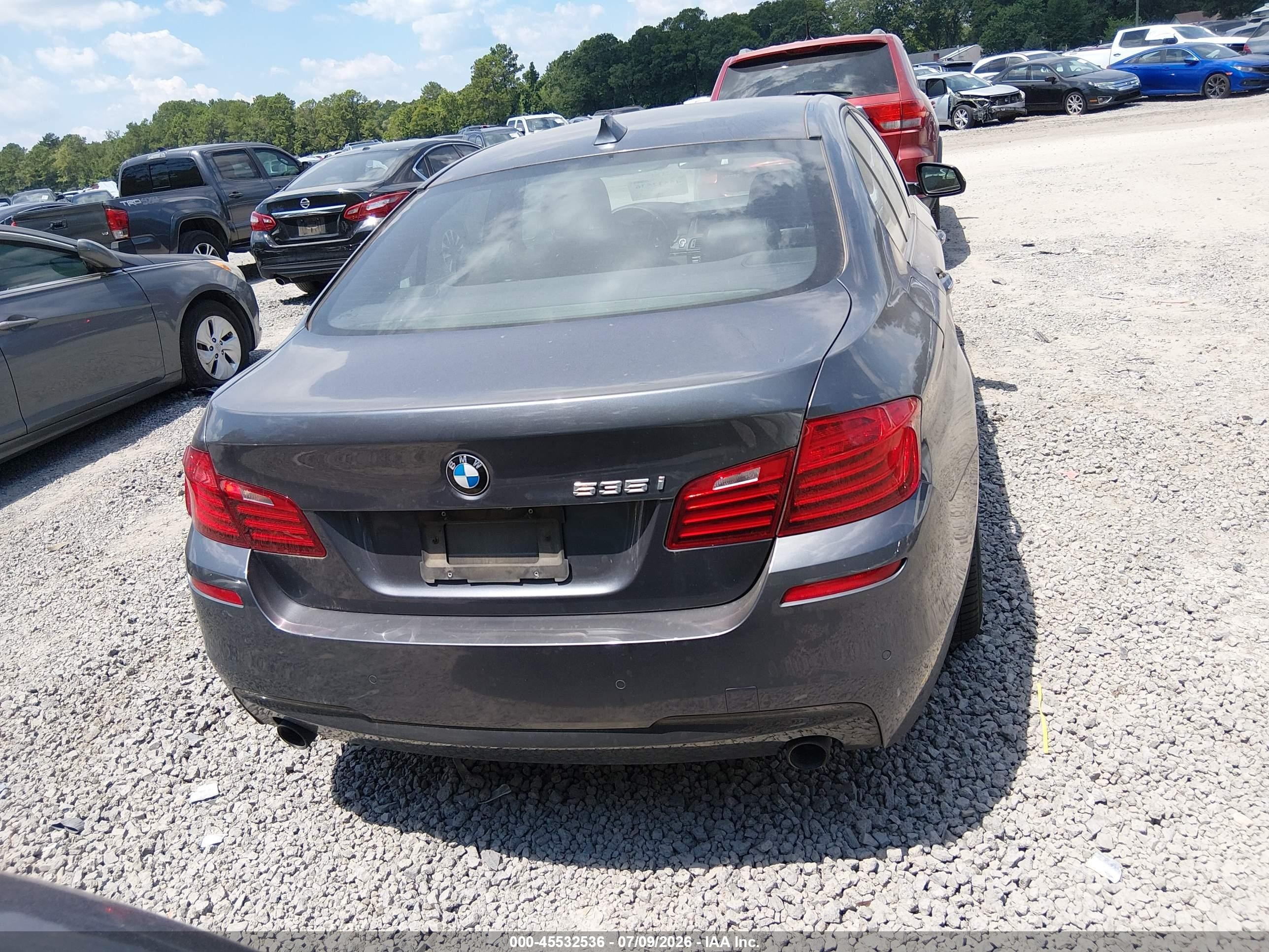 2015 Bmw 535i   Gray vin: WBA5B1C50FG128183