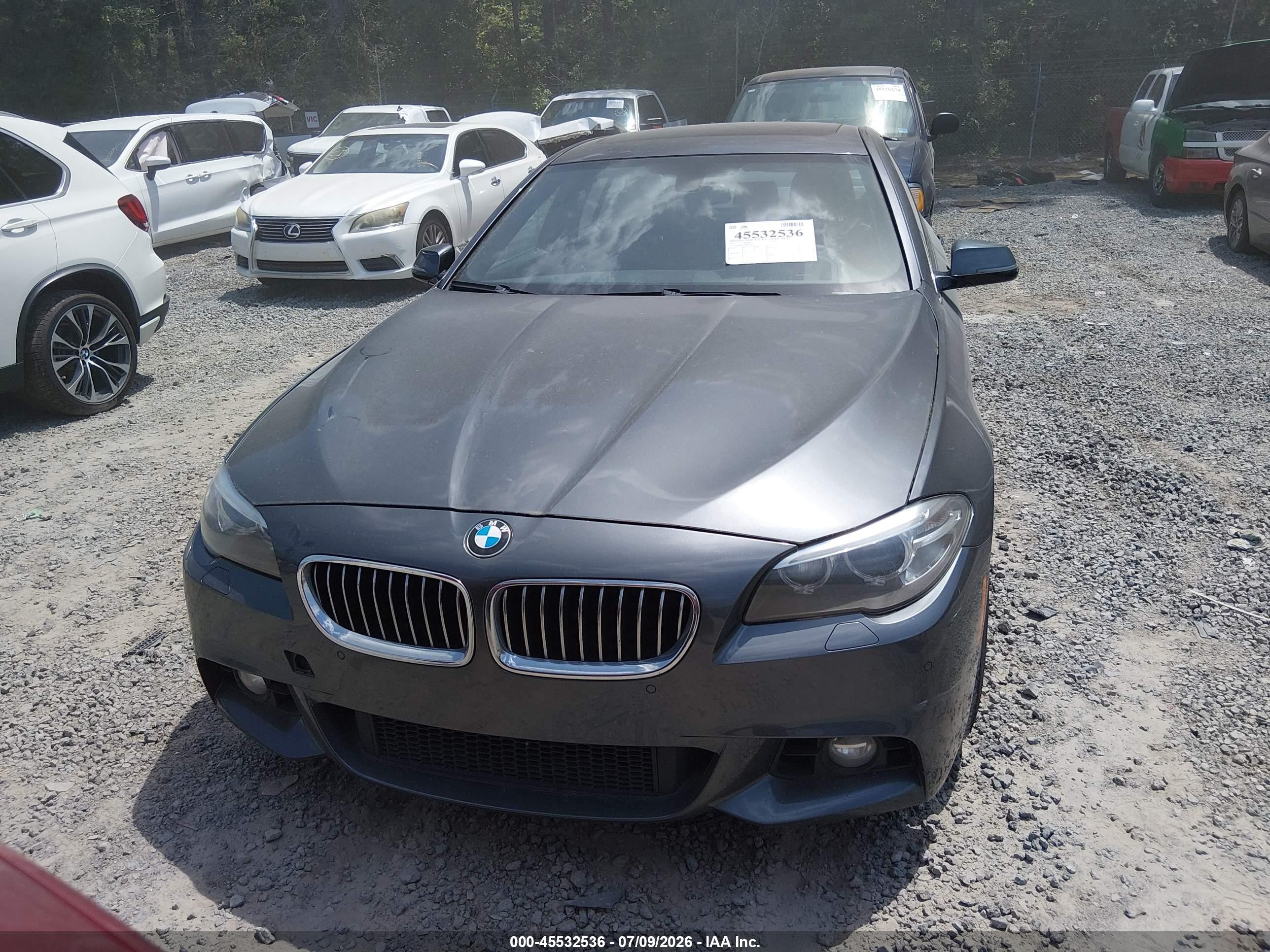 2015 Bmw 535i   Gray vin: WBA5B1C50FG128183