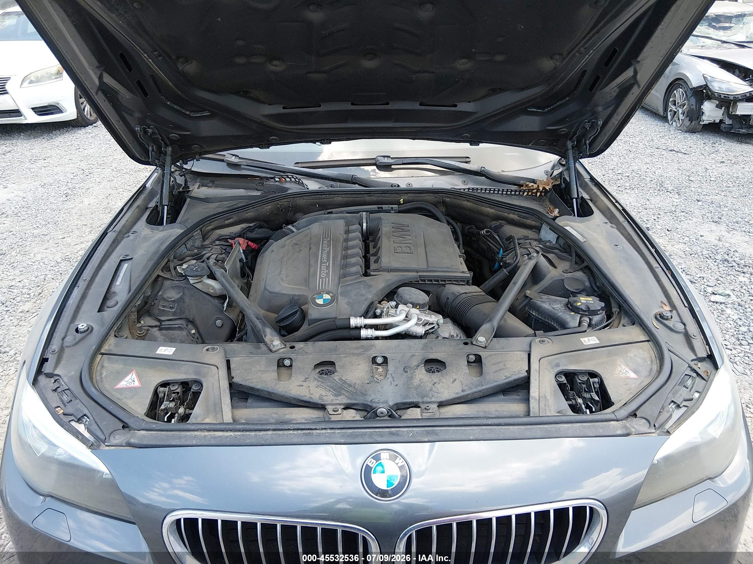 2015 Bmw 535i   Gray vin: WBA5B1C50FG128183
