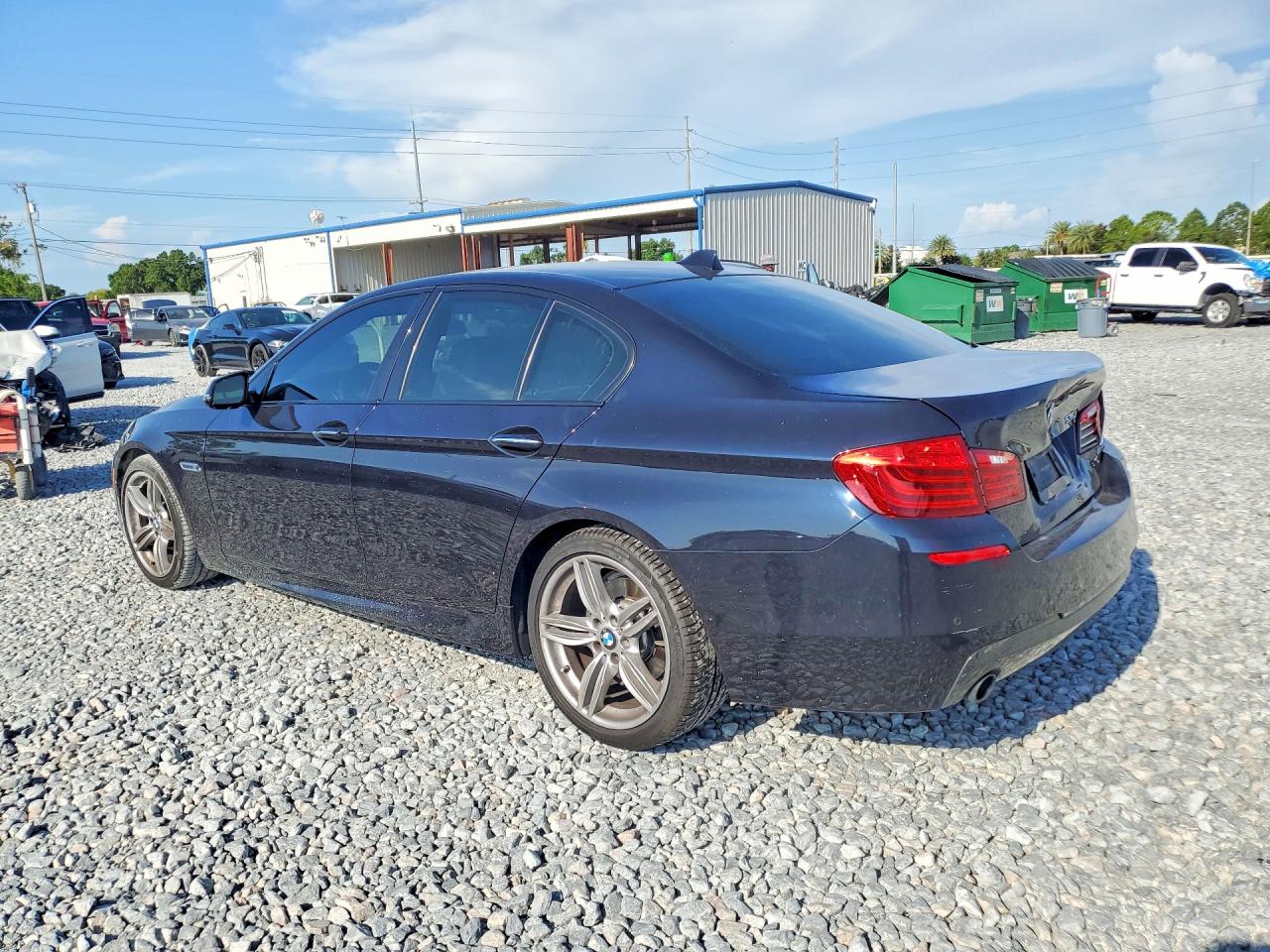 2015 Bmw 535 I Blue vin: WBA5B1C50FG128667