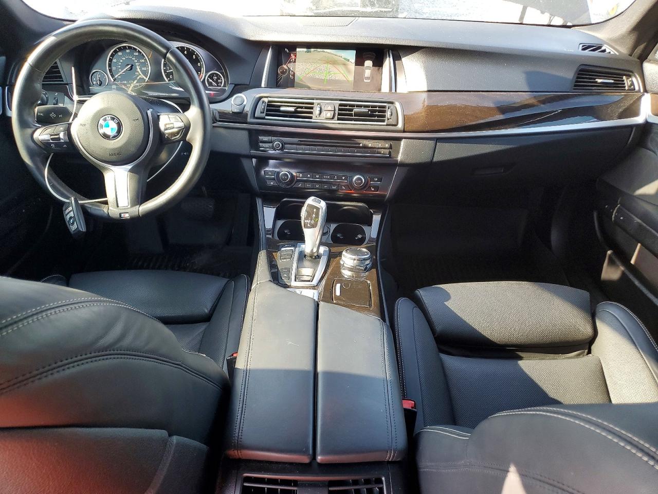 2015 Bmw 535 I Blue vin: WBA5B1C50FG128667