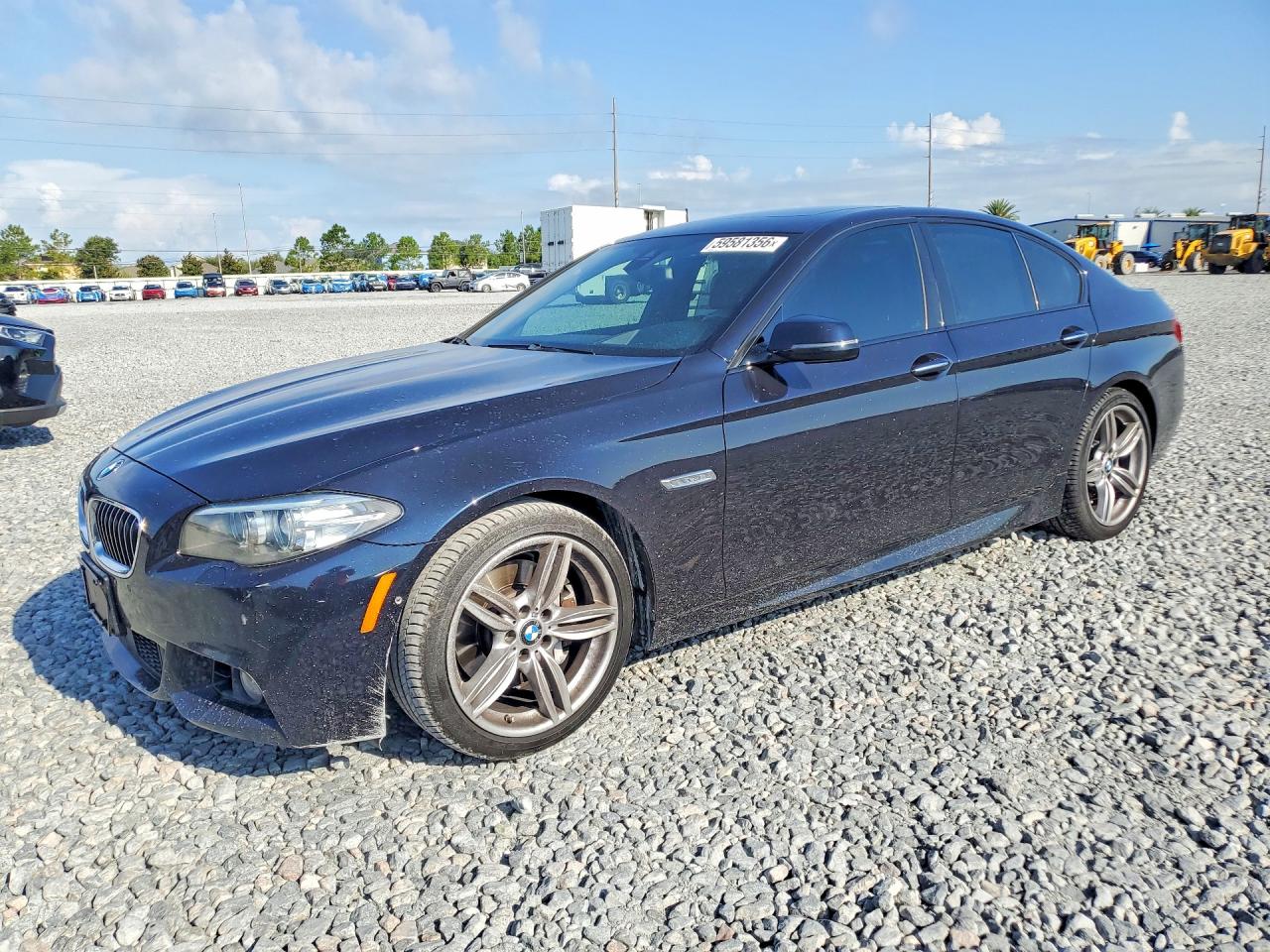 2015 Bmw 535 I Blue vin: WBA5B1C50FG128667