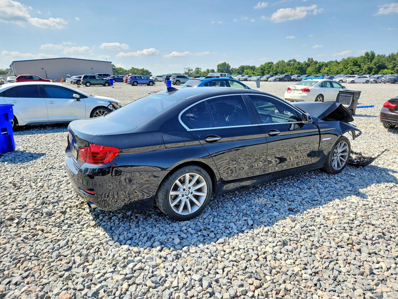 2014 Bmw 535 I Черный vin: WBA5B1C51ED477546