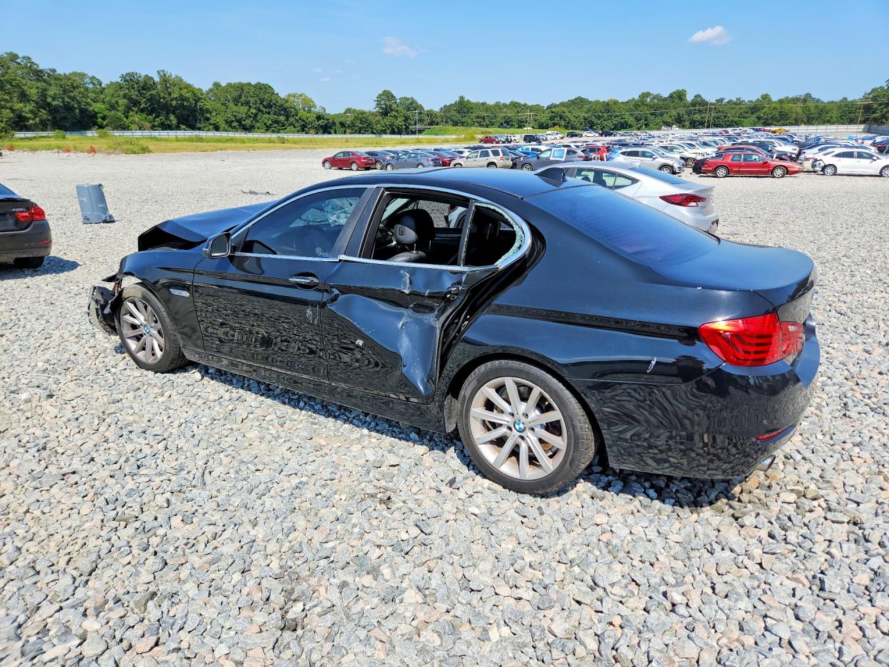2014 Bmw 535 I Черный vin: WBA5B1C51ED477546