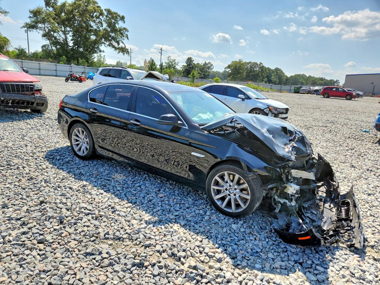 2014 Bmw 535 I Черный vin: WBA5B1C51ED477546