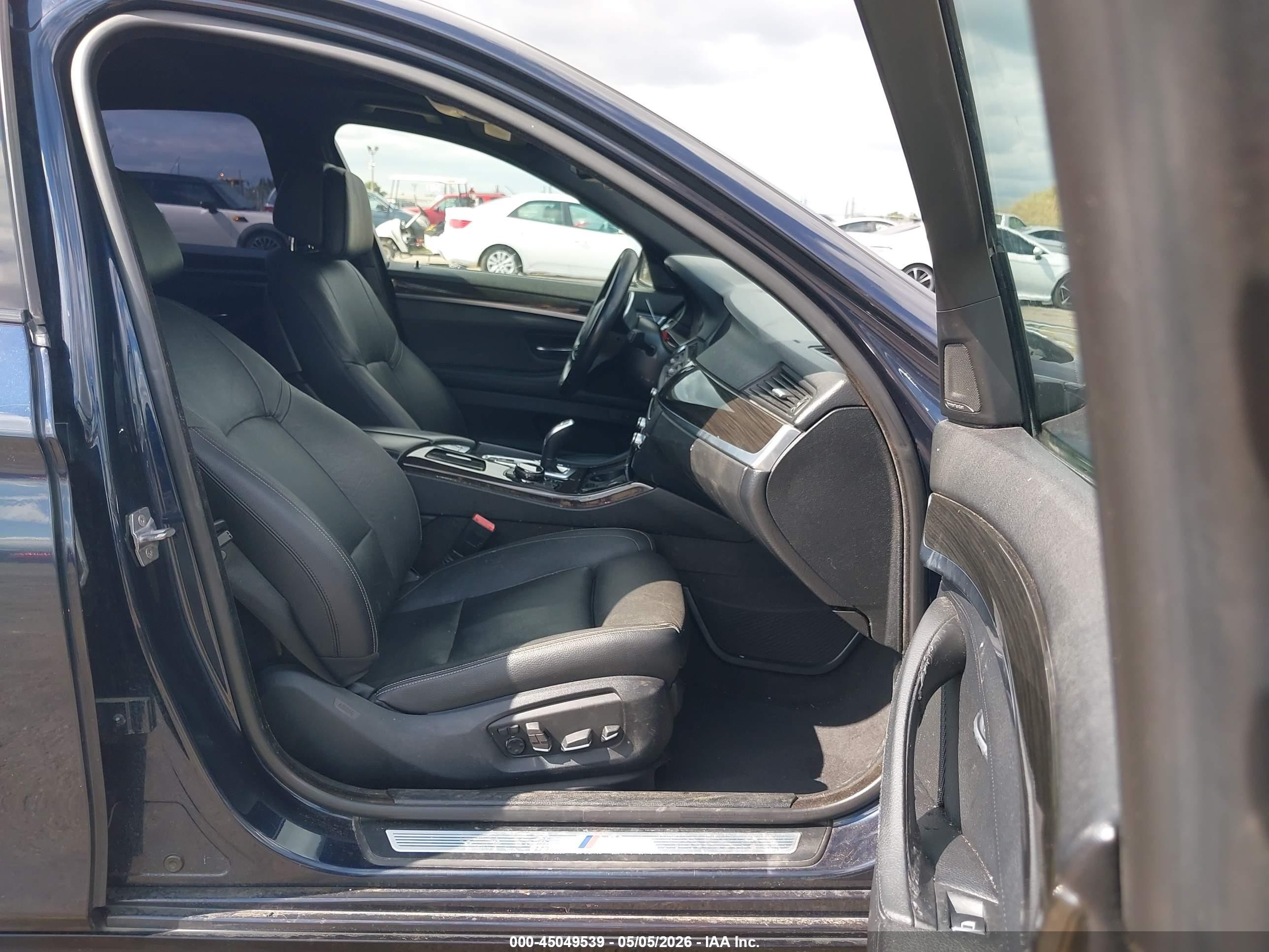 2014 Bmw 535i Dark Blue vin: WBA5B1C51ED477580