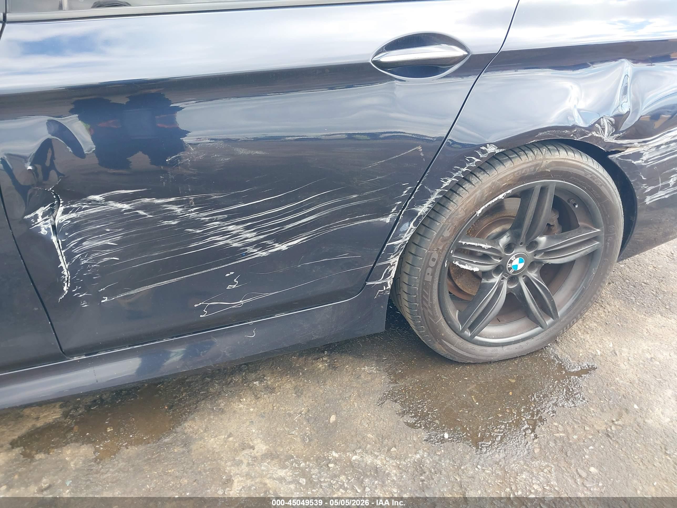 2014 Bmw 535i Dark Blue vin: WBA5B1C51ED477580
