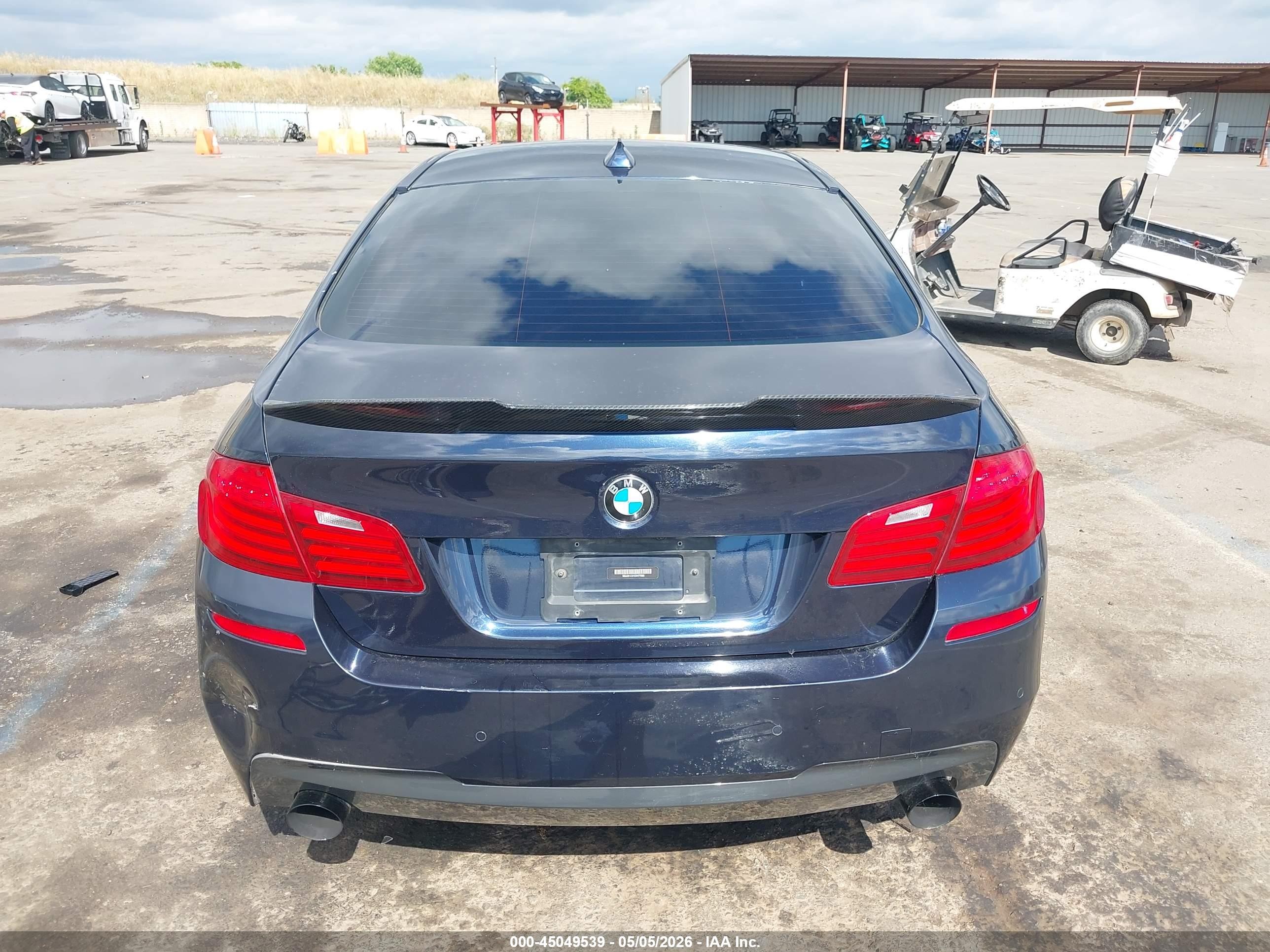 2014 Bmw 535i Dark Blue vin: WBA5B1C51ED477580
