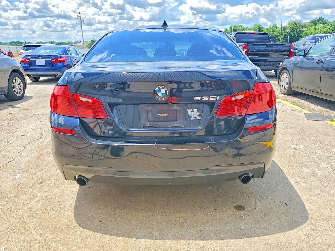 2014 Bmw 535 I Black vin: WBA5B1C51ED479510