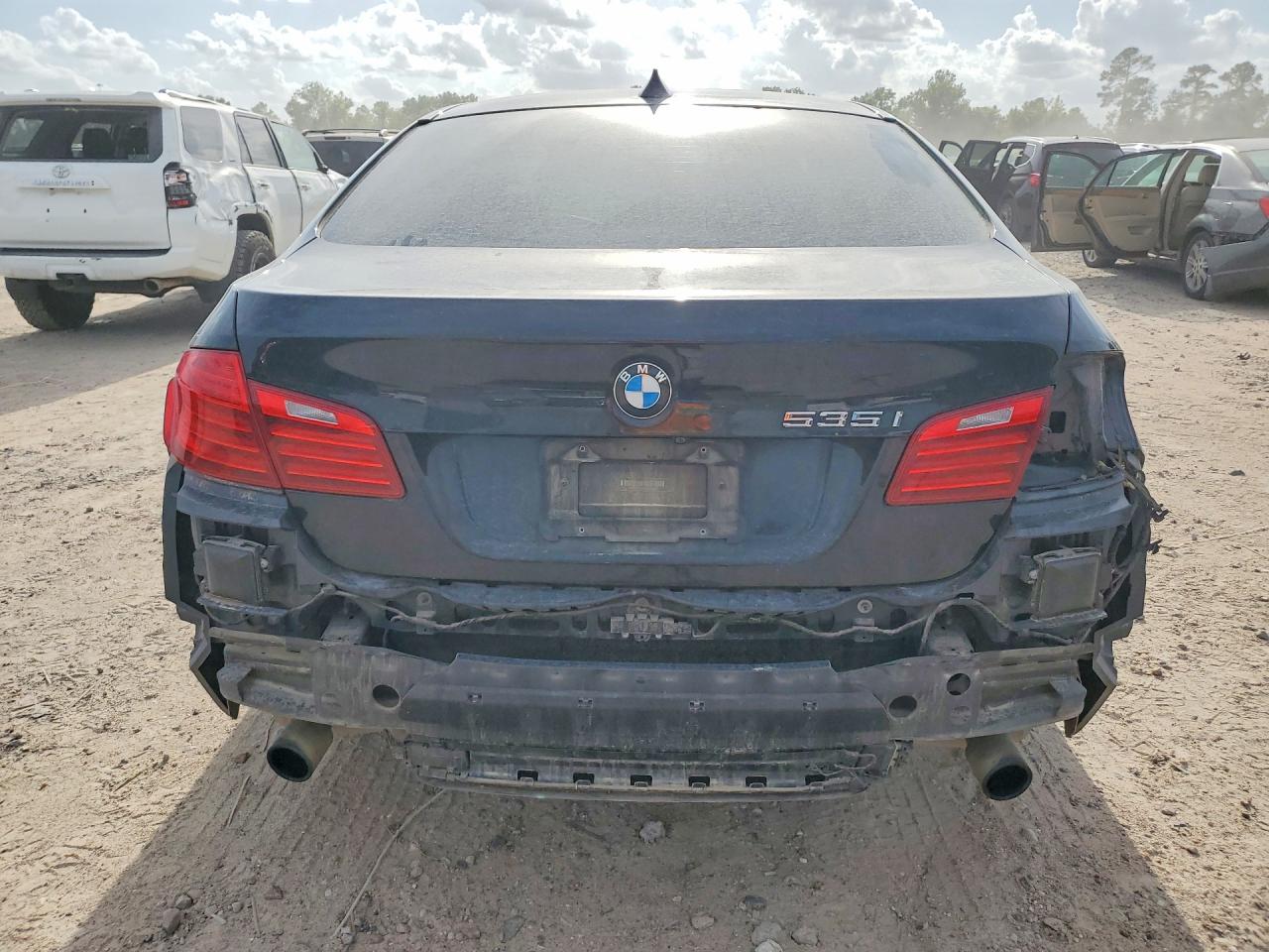 2014 Bmw 535 I Black vin: WBA5B1C51ED479684