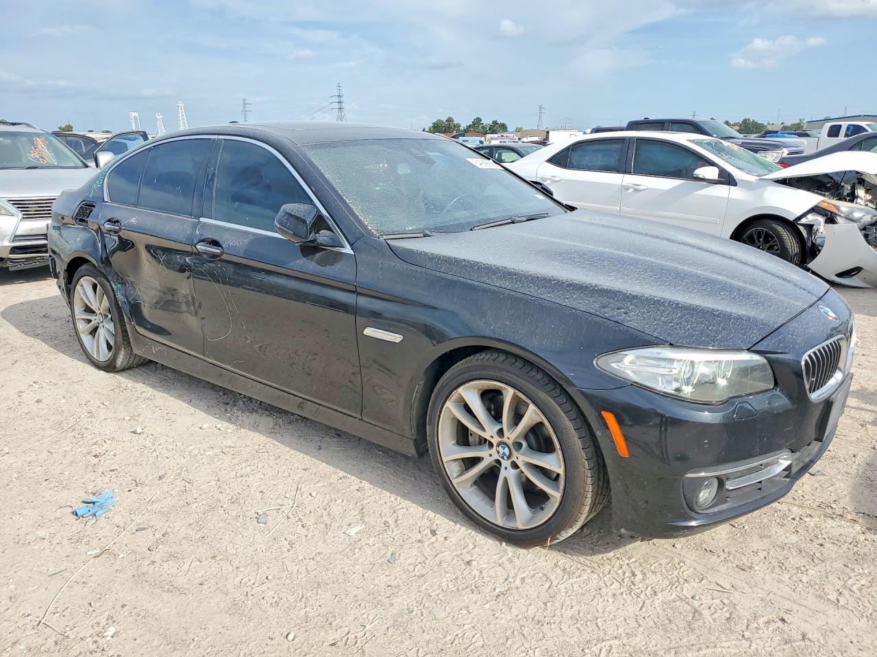 2014 Bmw 535 I Black vin: WBA5B1C51ED479684
