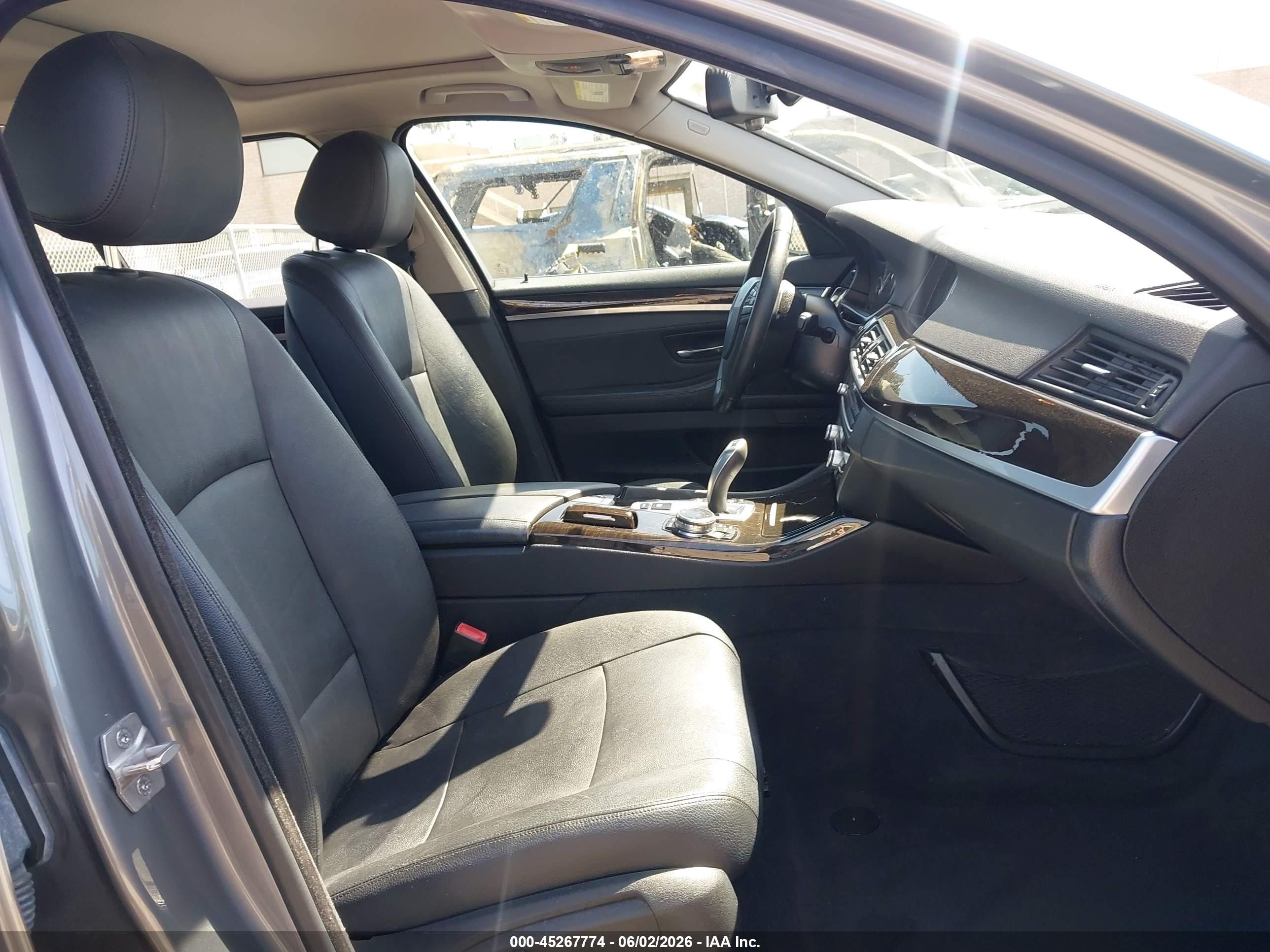 2014 Bmw 535i Gray vin: WBA5B1C51ED481452