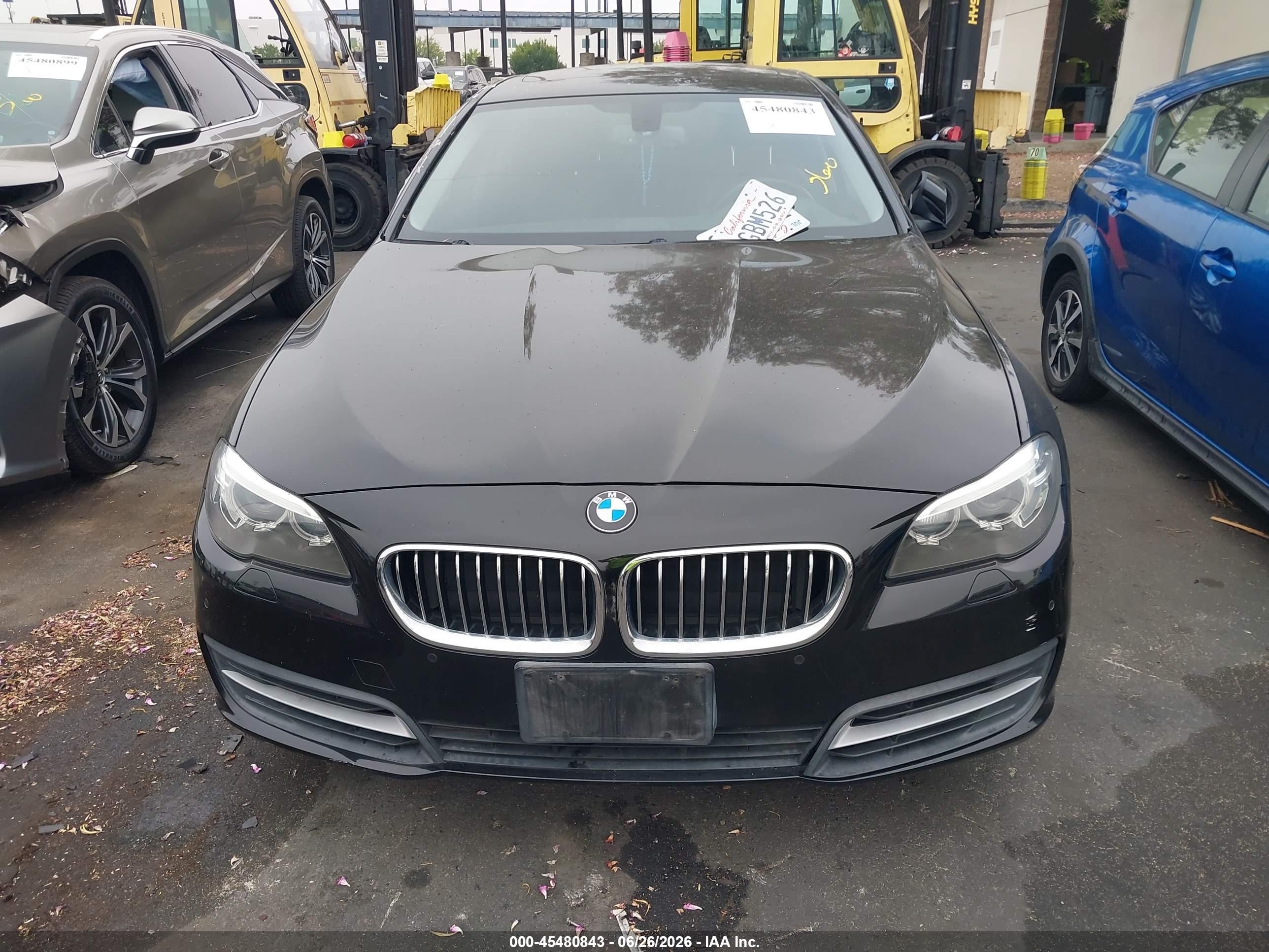 2014 Bmw 535i   Black vin: WBA5B1C51ED482634