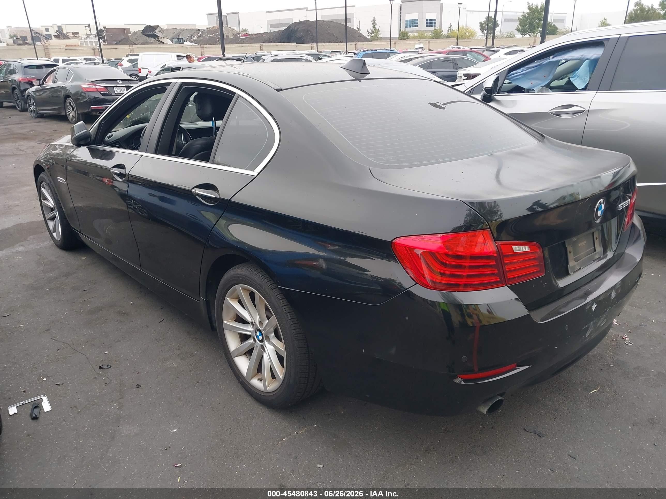 2014 Bmw 535i   Black vin: WBA5B1C51ED482634