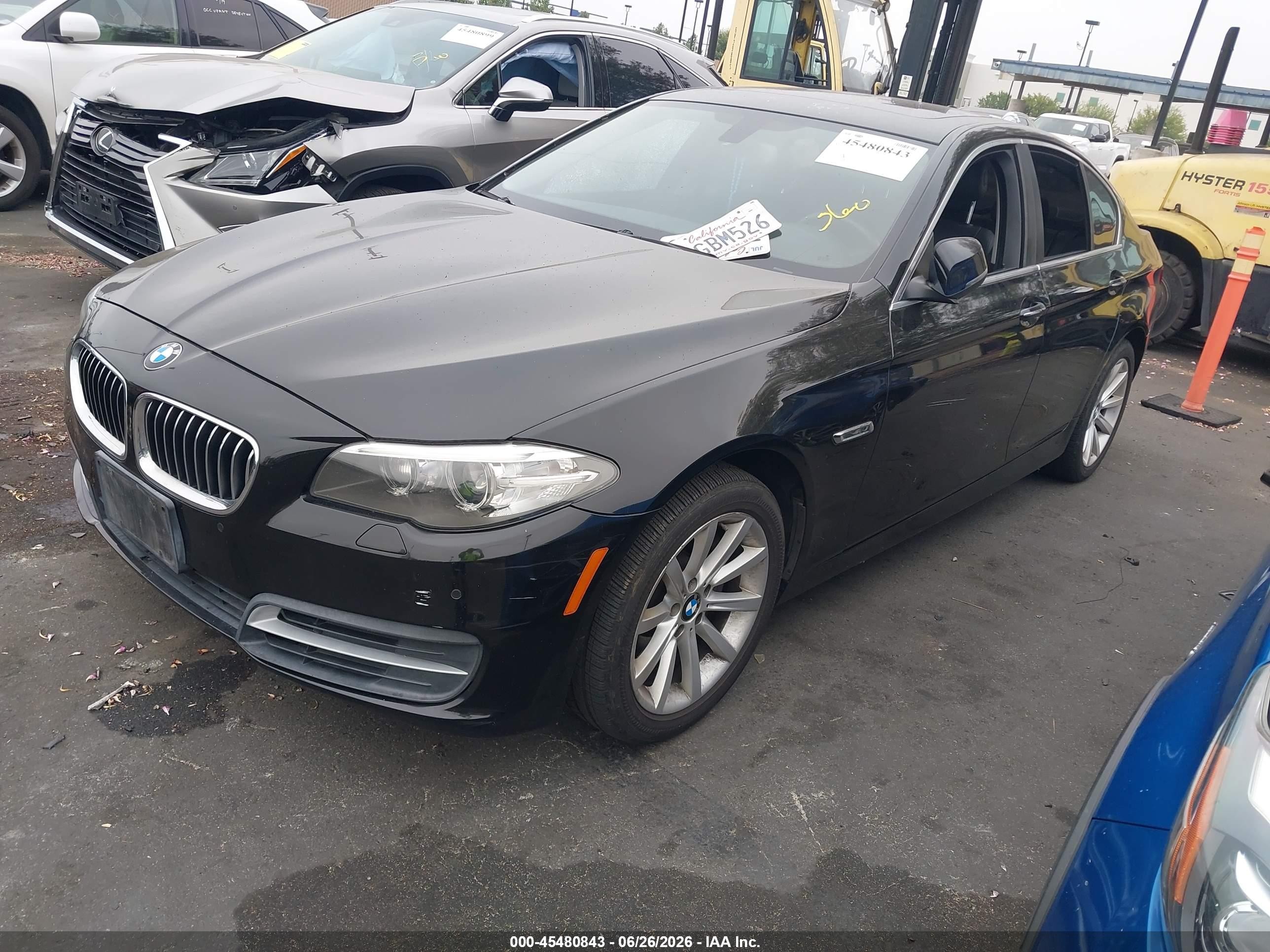 2014 Bmw 535i   Black vin: WBA5B1C51ED482634