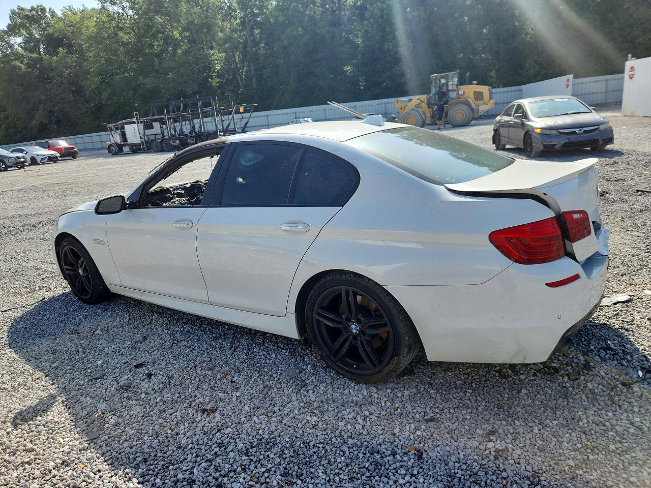 2014 Bmw 535 I White vin: WBA5B1C51ED484061