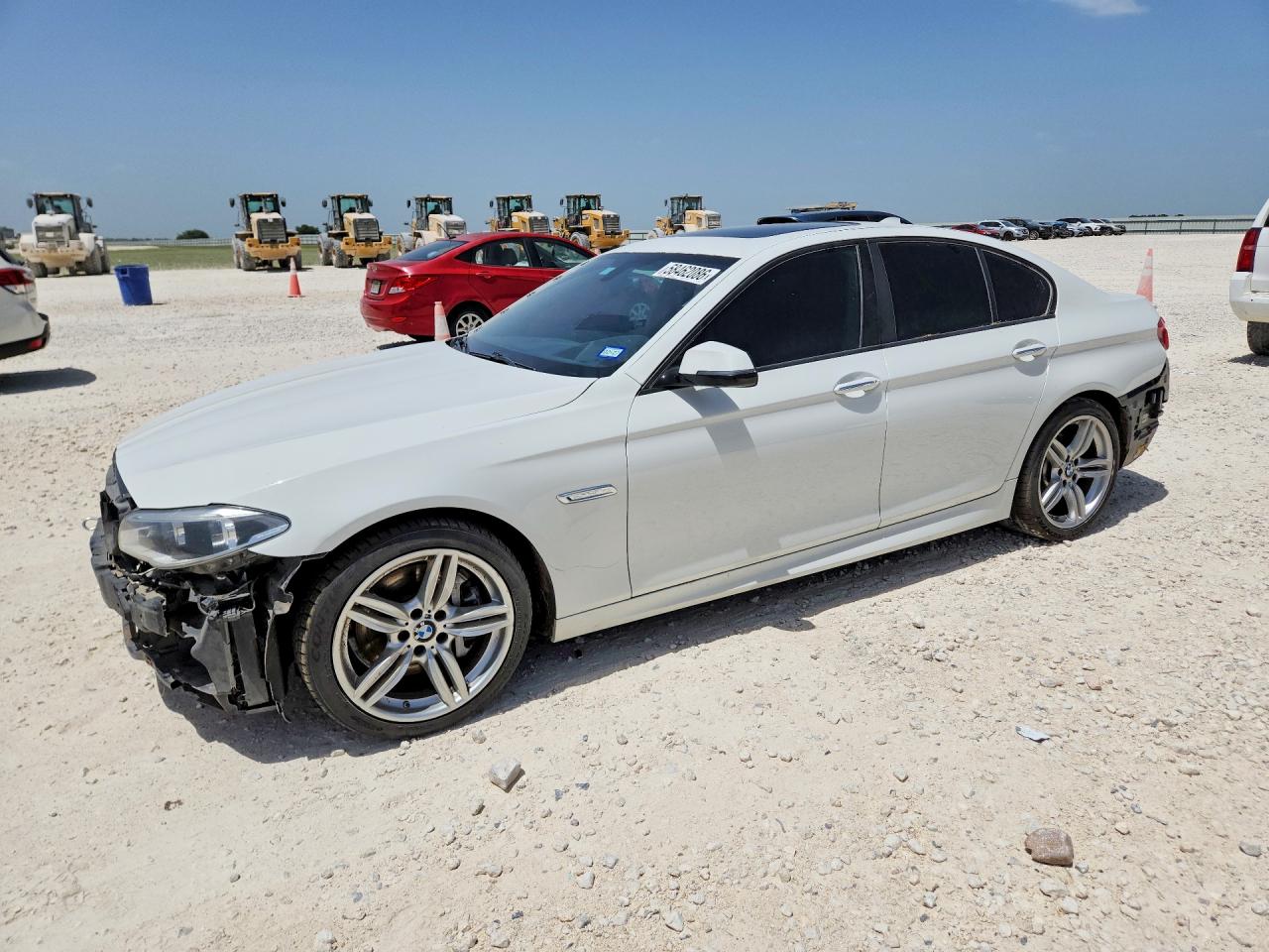 2014 Bmw 535 I White vin: WBA5B1C51ED484321