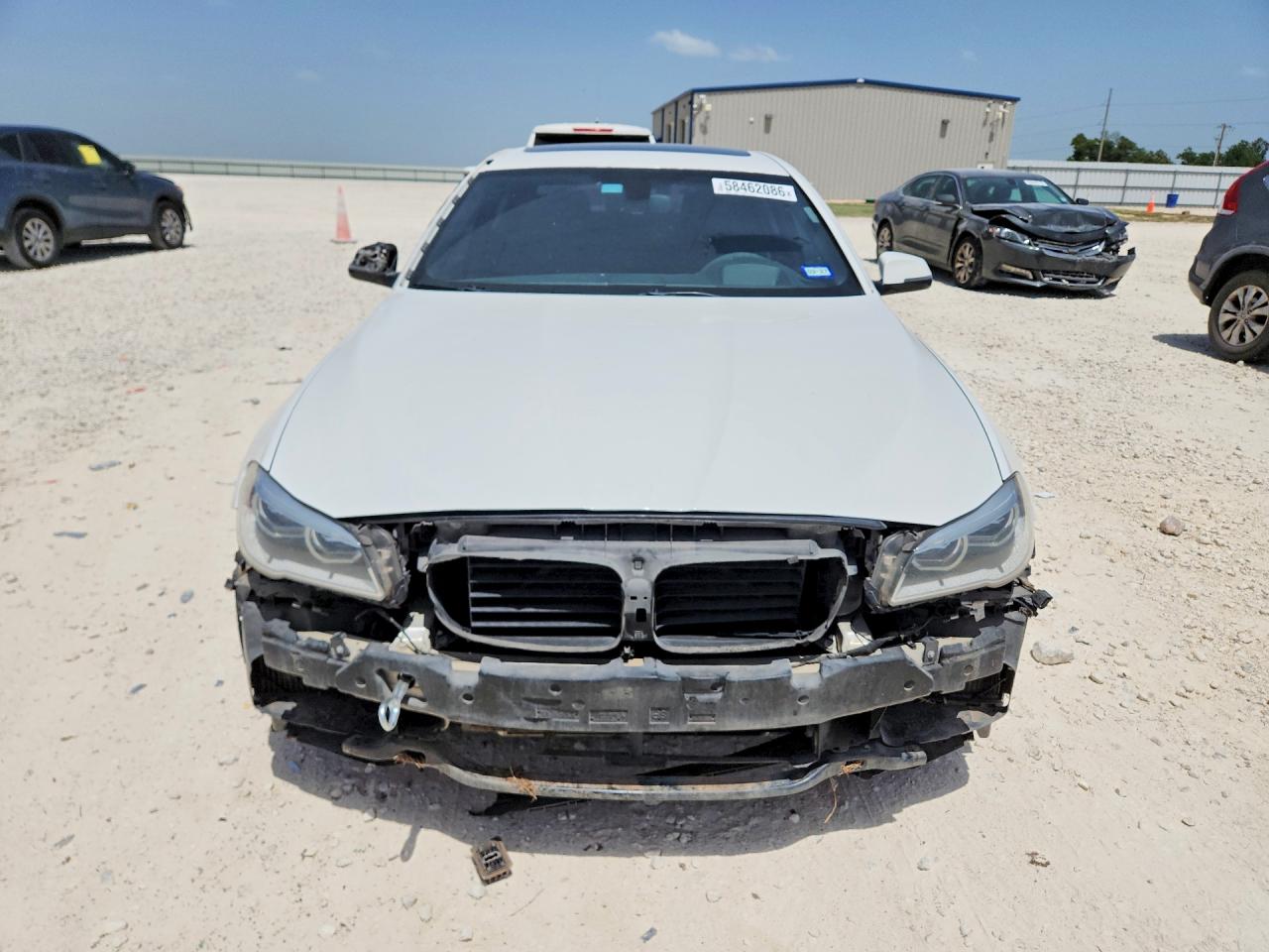 2014 Bmw 535 I White vin: WBA5B1C51ED484321