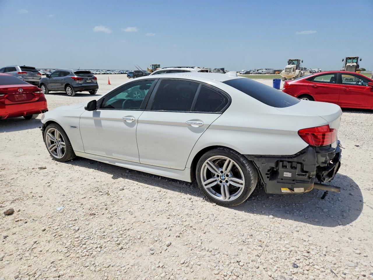 2014 Bmw 535 I White vin: WBA5B1C51ED484321