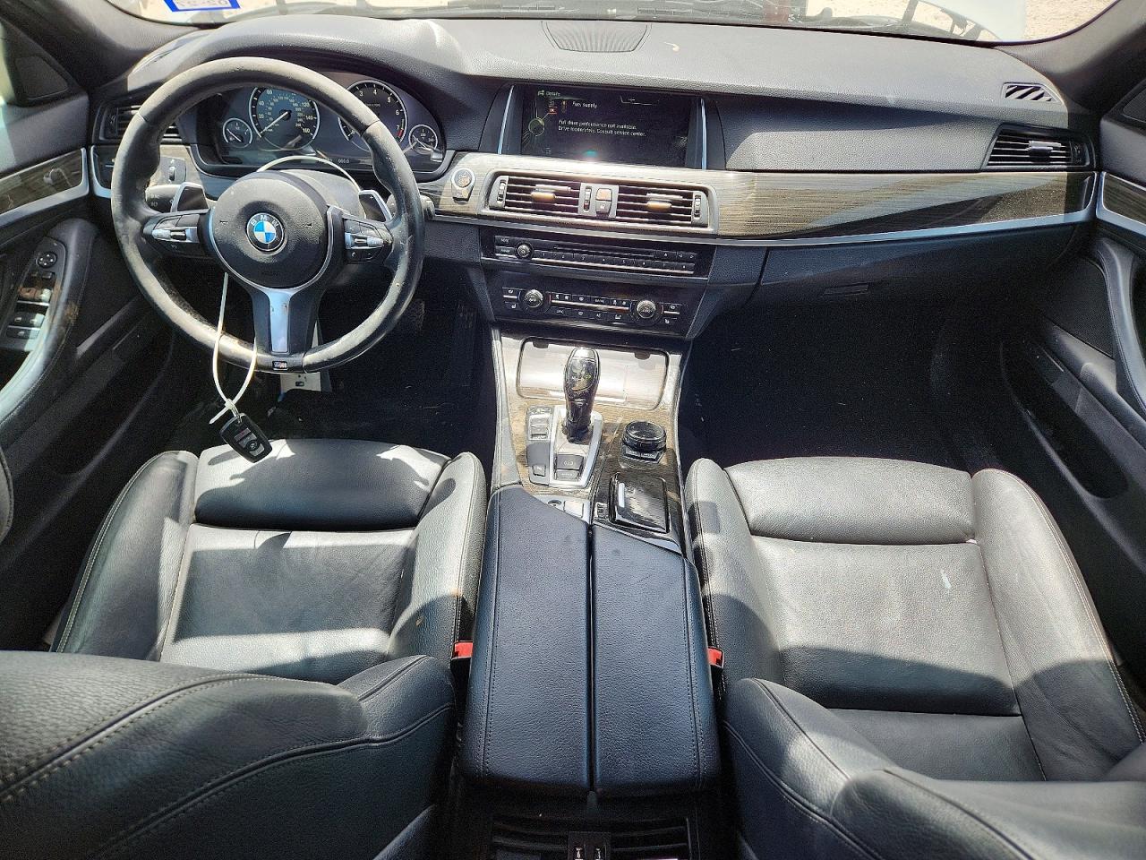 2014 Bmw 535 I White vin: WBA5B1C51ED484321