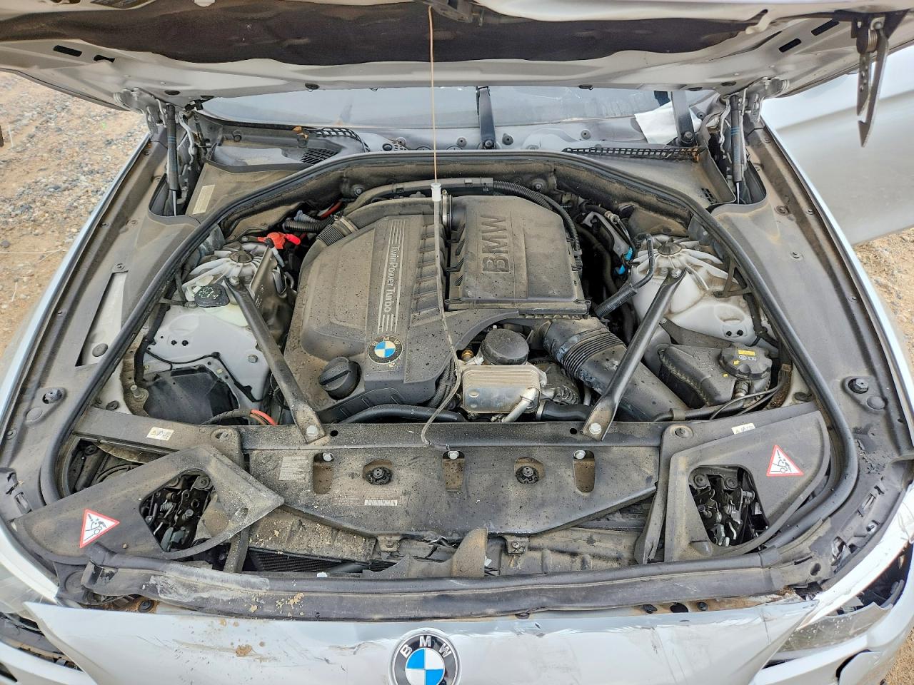 2015 Bmw 535 I Серебряный vin: WBA5B1C51FD920327