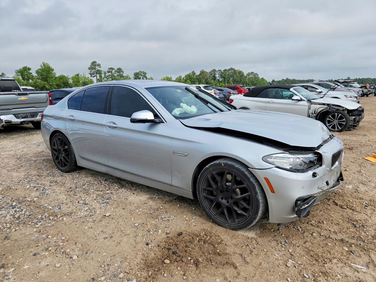 2015 Bmw 535 I Серебряный vin: WBA5B1C51FD920327