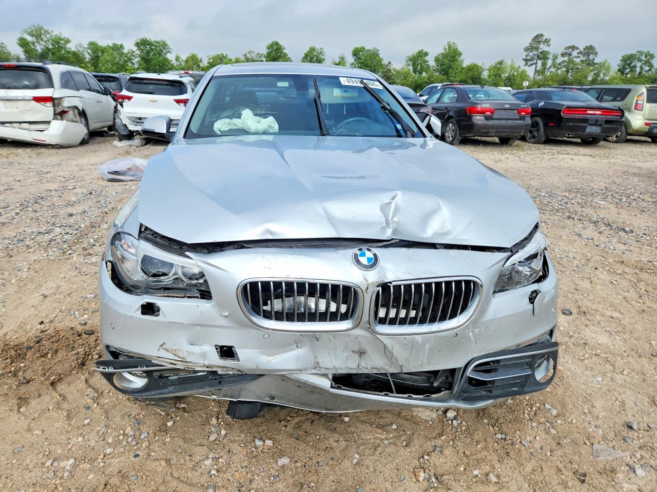 2015 Bmw 535 I Серебряный vin: WBA5B1C51FD920327