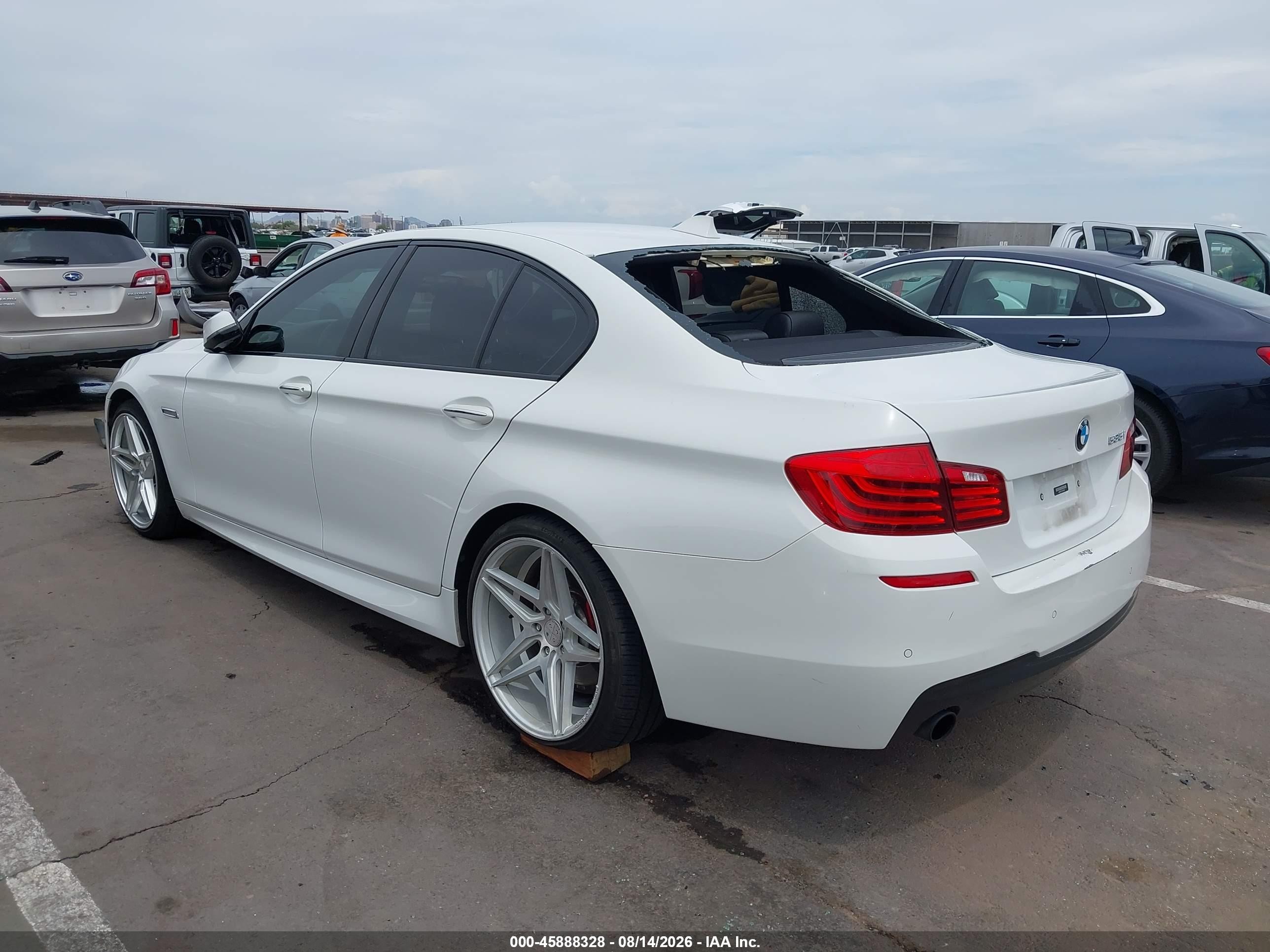 2015 Bmw 535i   White vin: WBA5B1C51FD920909