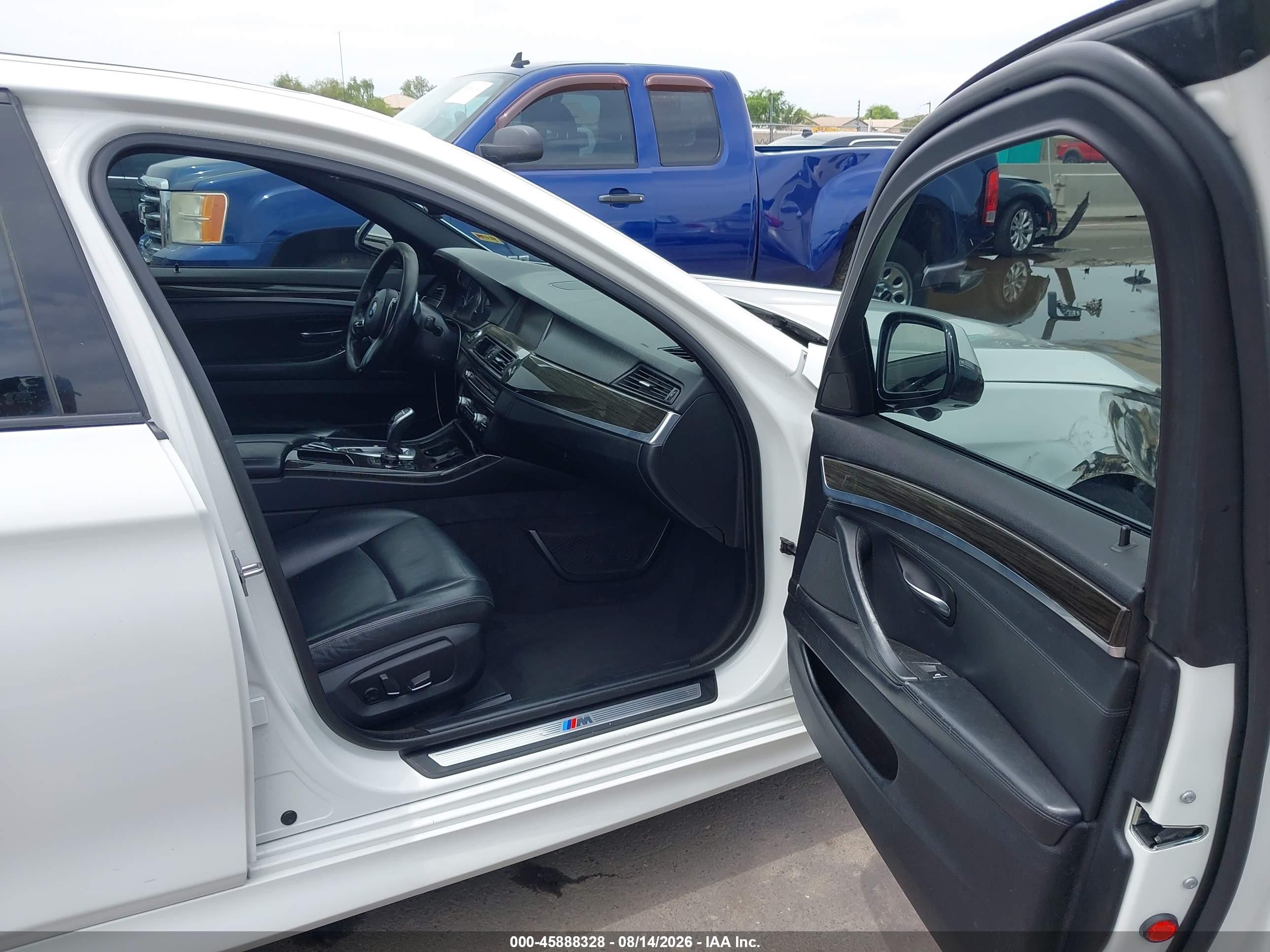 2015 Bmw 535i   White vin: WBA5B1C51FD920909