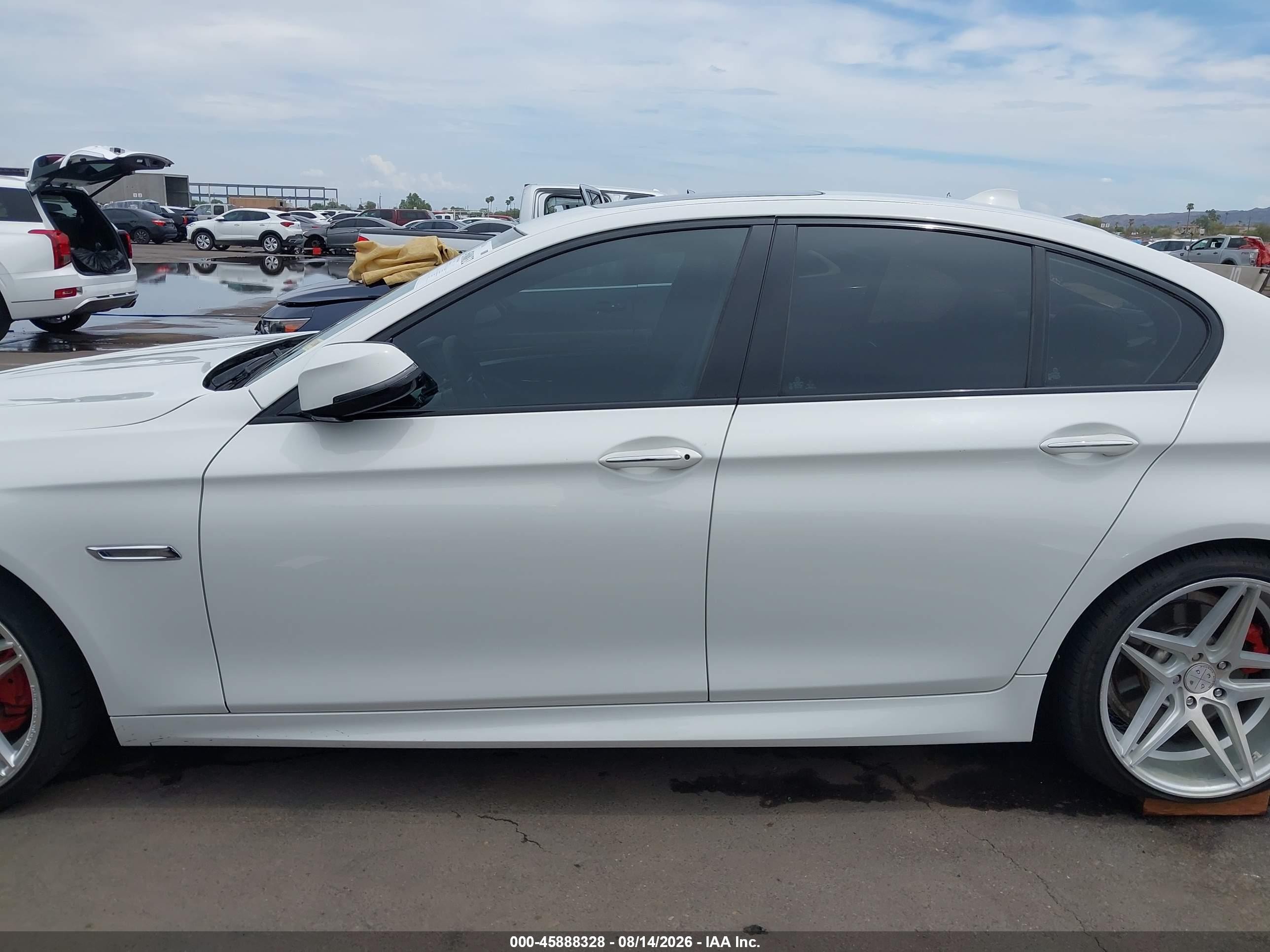 2015 Bmw 535i   White vin: WBA5B1C51FD920909