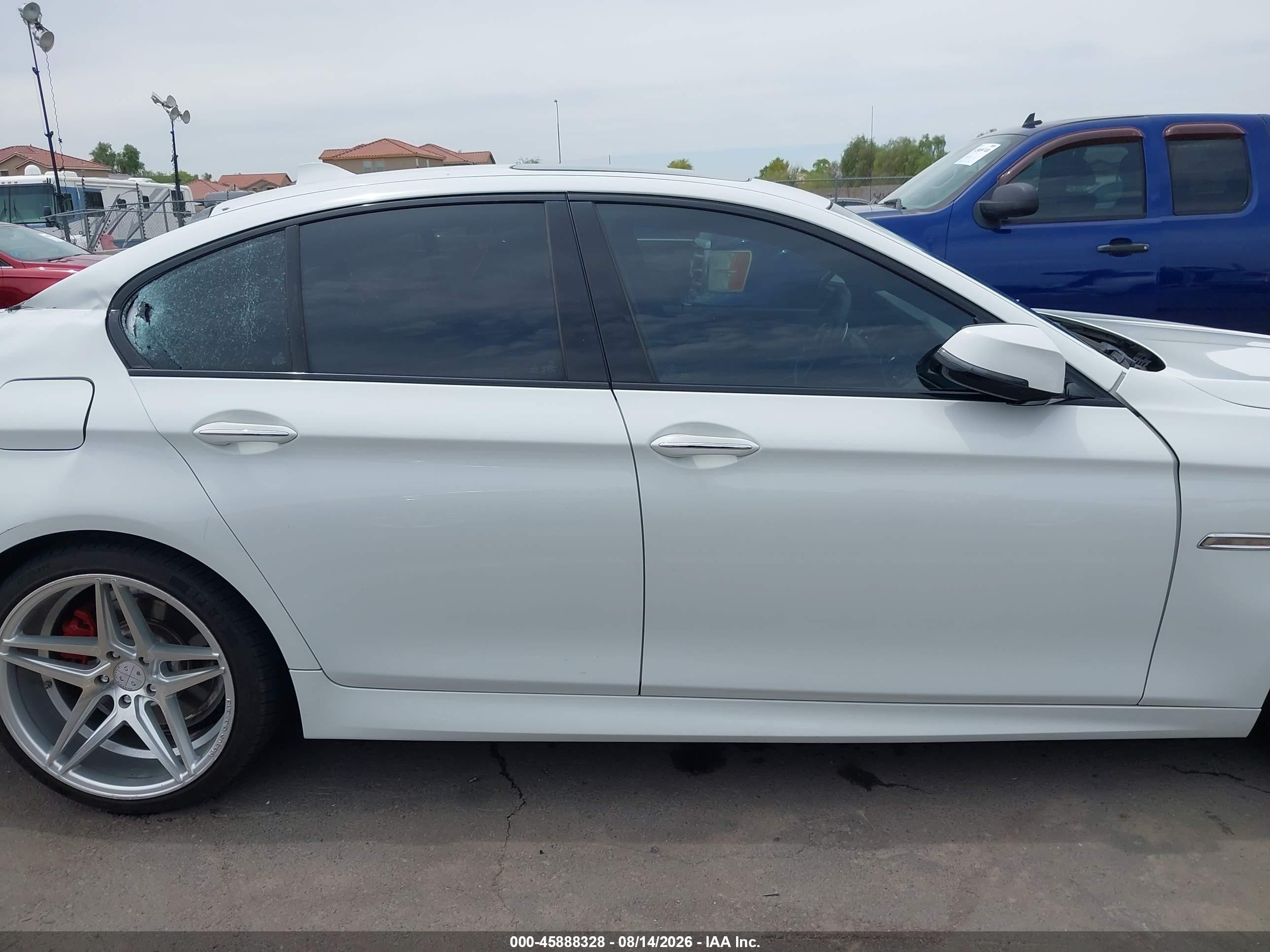 2015 Bmw 535i   White vin: WBA5B1C51FD920909