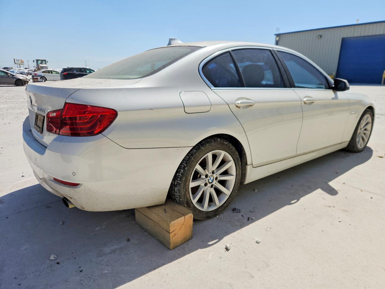2014 Bmw 535 I White vin: WBA5B1C52ED475689