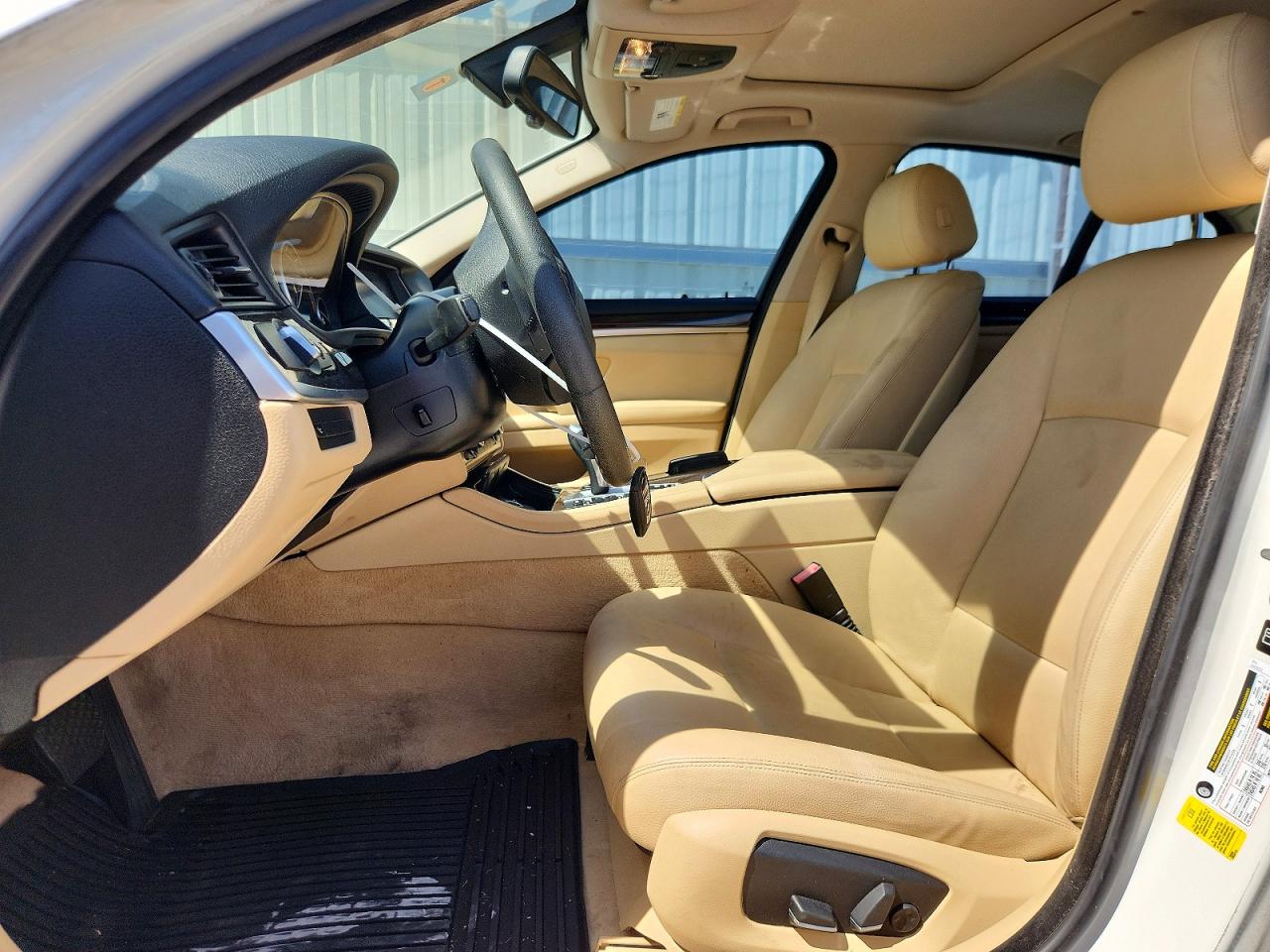 2014 Bmw 535 I White vin: WBA5B1C52ED475689