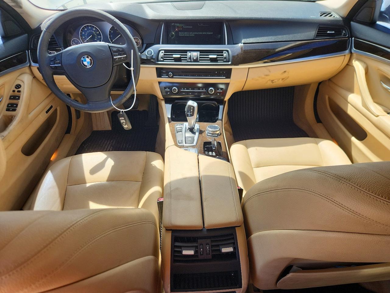 2014 Bmw 535 I White vin: WBA5B1C52ED475689