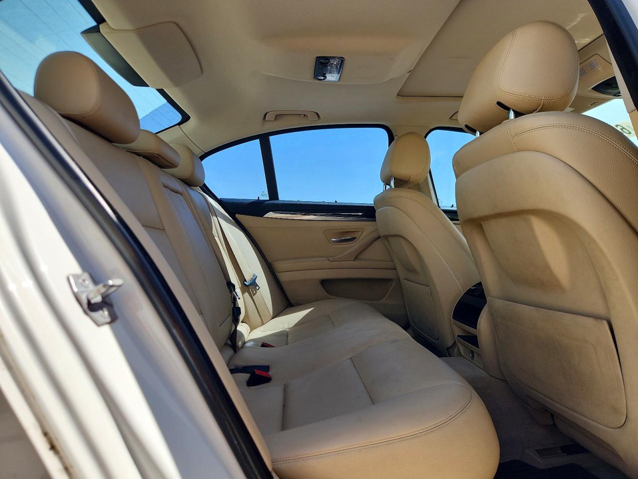 2014 Bmw 535 I White vin: WBA5B1C52ED475689
