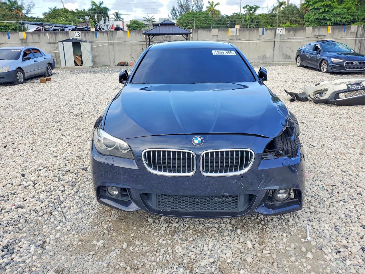 2014 Bmw 535 I Blue vin: WBA5B1C52ED477636
