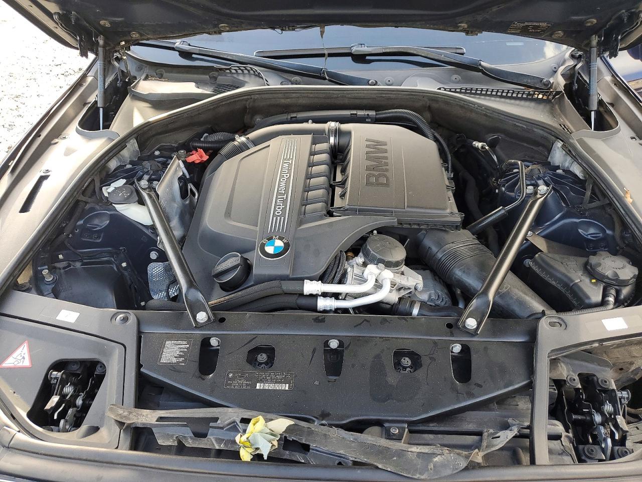 2014 Bmw 535 I Blue vin: WBA5B1C52ED477636