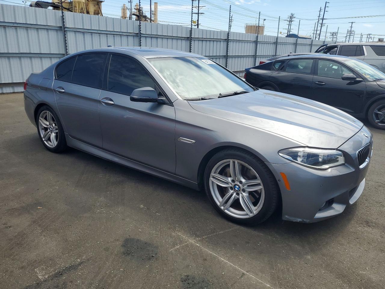 2014 Bmw 535 I Silver vin: WBA5B1C52ED478589