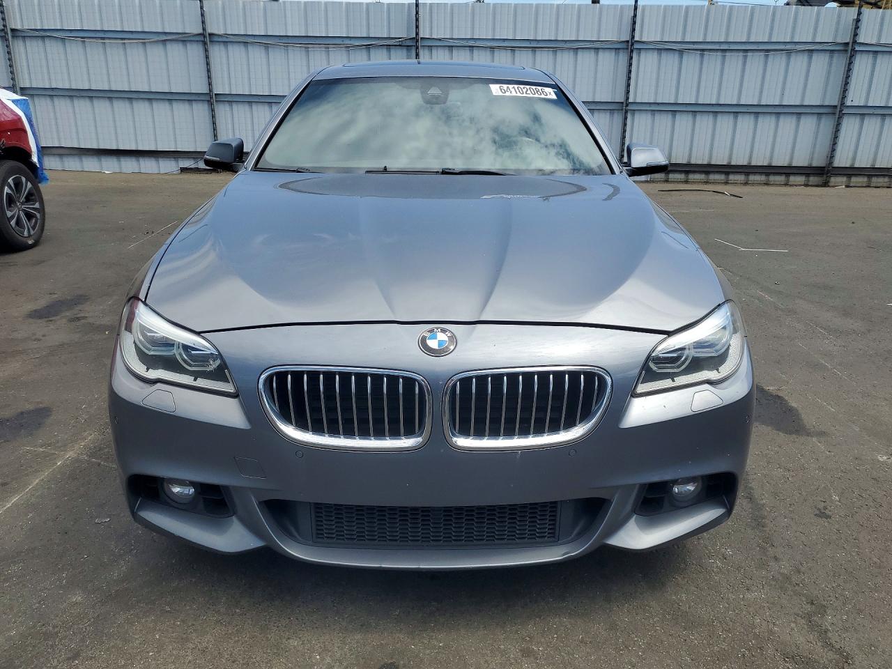 2014 Bmw 535 I Silver vin: WBA5B1C52ED478589