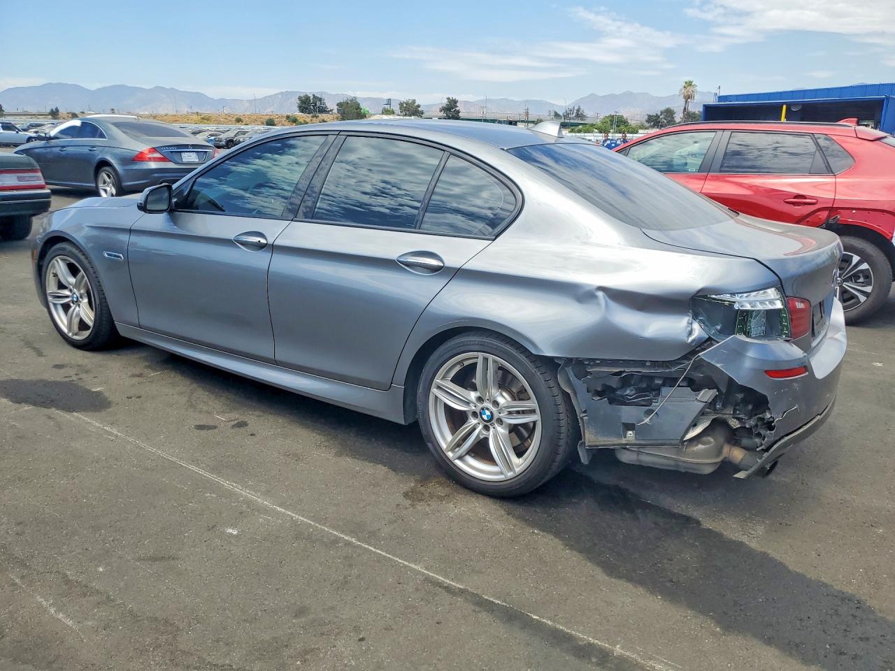 2014 Bmw 535 I Silver vin: WBA5B1C52ED478589