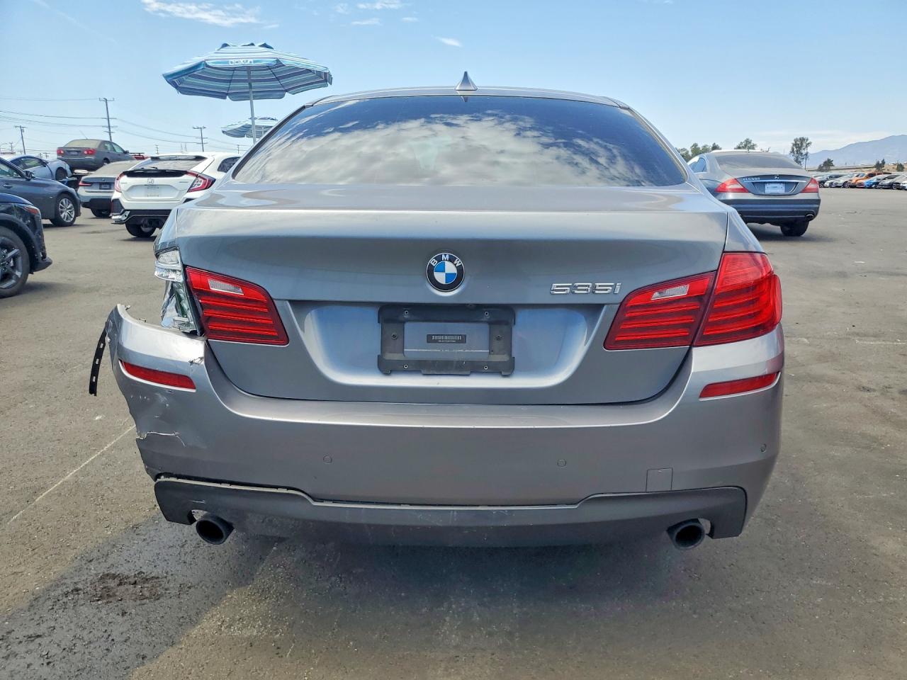 2014 Bmw 535 I Silver vin: WBA5B1C52ED478589
