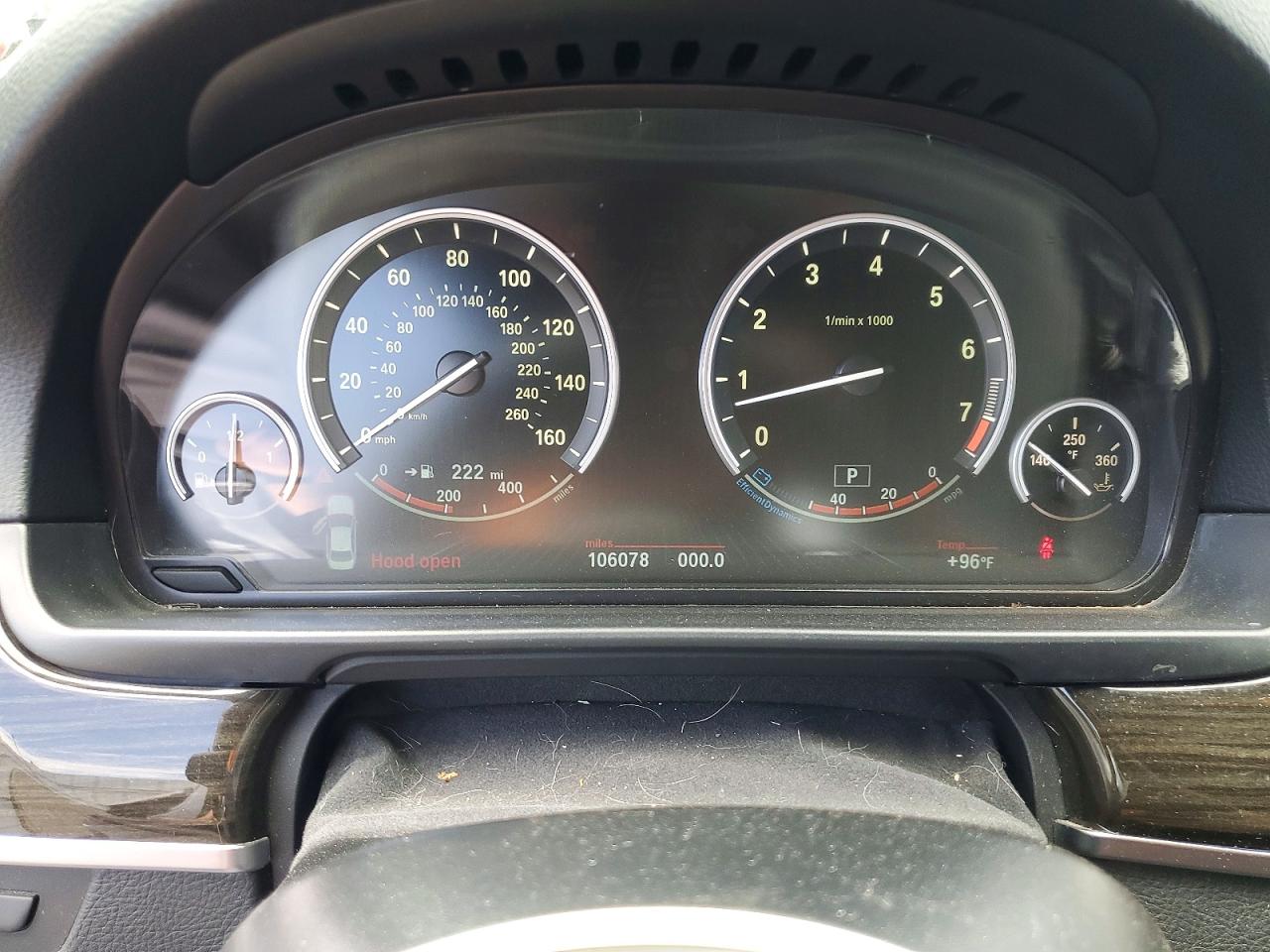 2014 Bmw 535 I Silver vin: WBA5B1C52ED478589